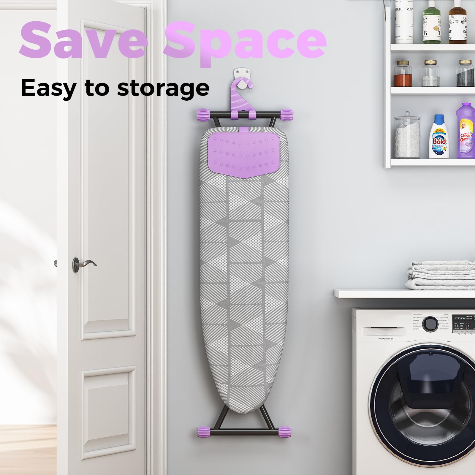 Ironing Board with Silicon Iron Mat