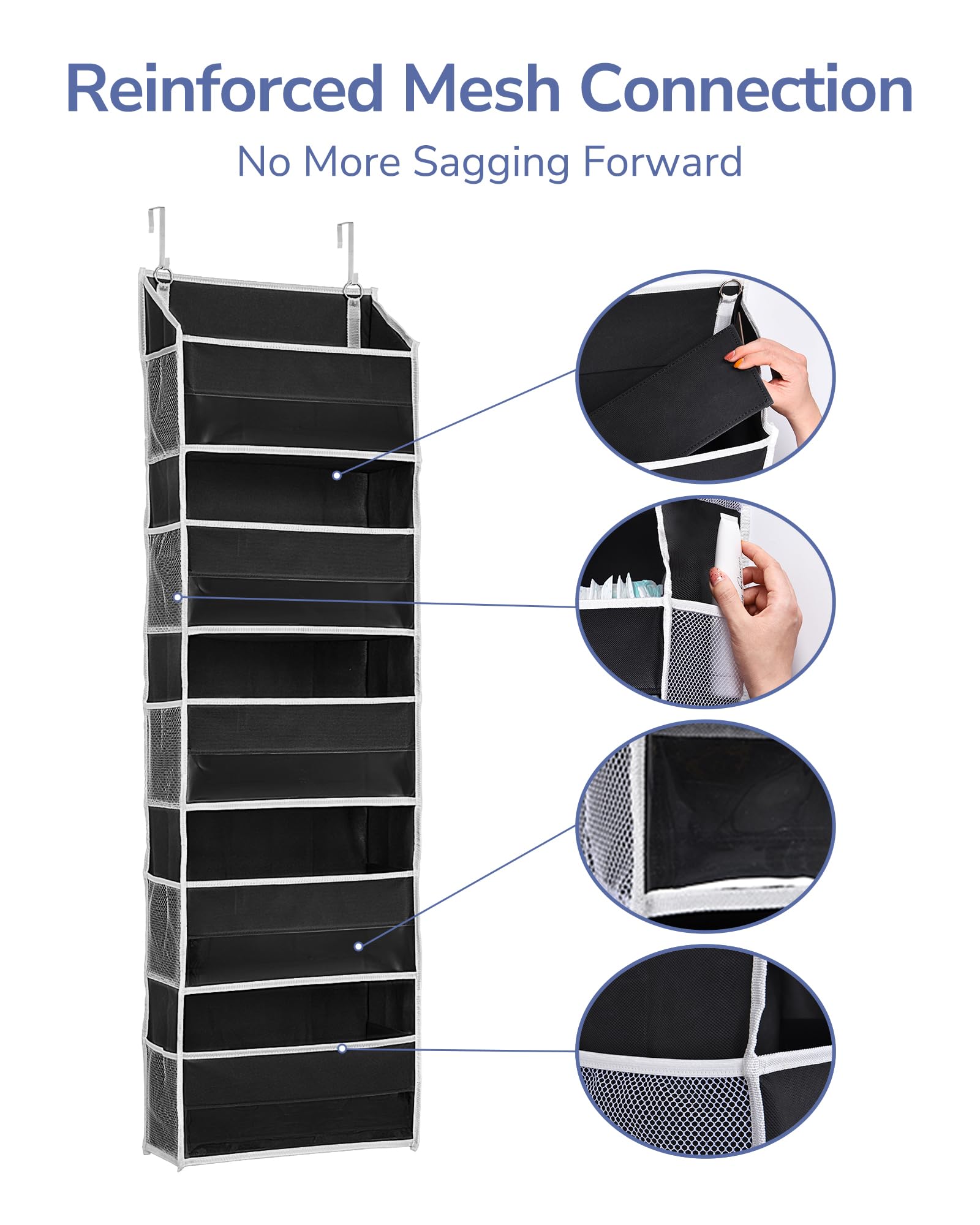 1 Pack Over The Door Organizer