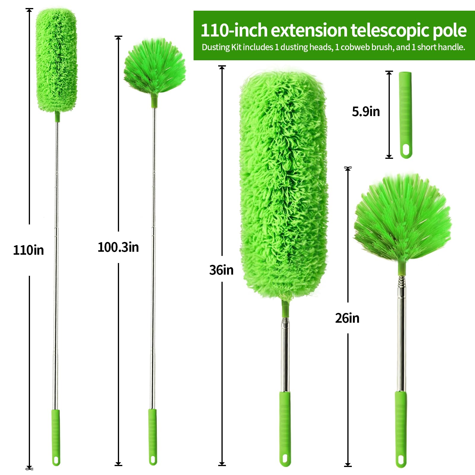 Cobweb Duster with Extension Pole