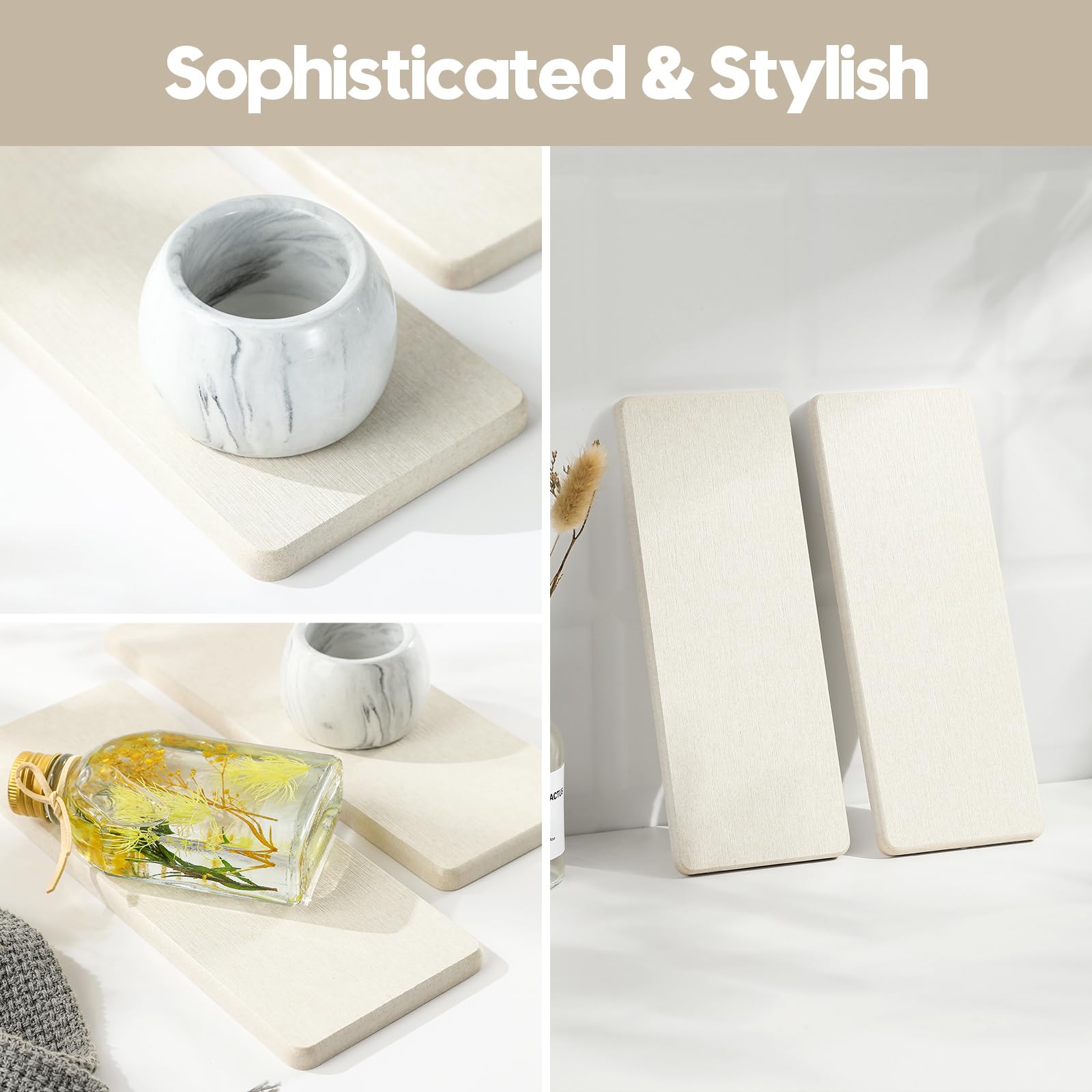 3PCS Bathroom Sink Vanity Trays (3 Count)