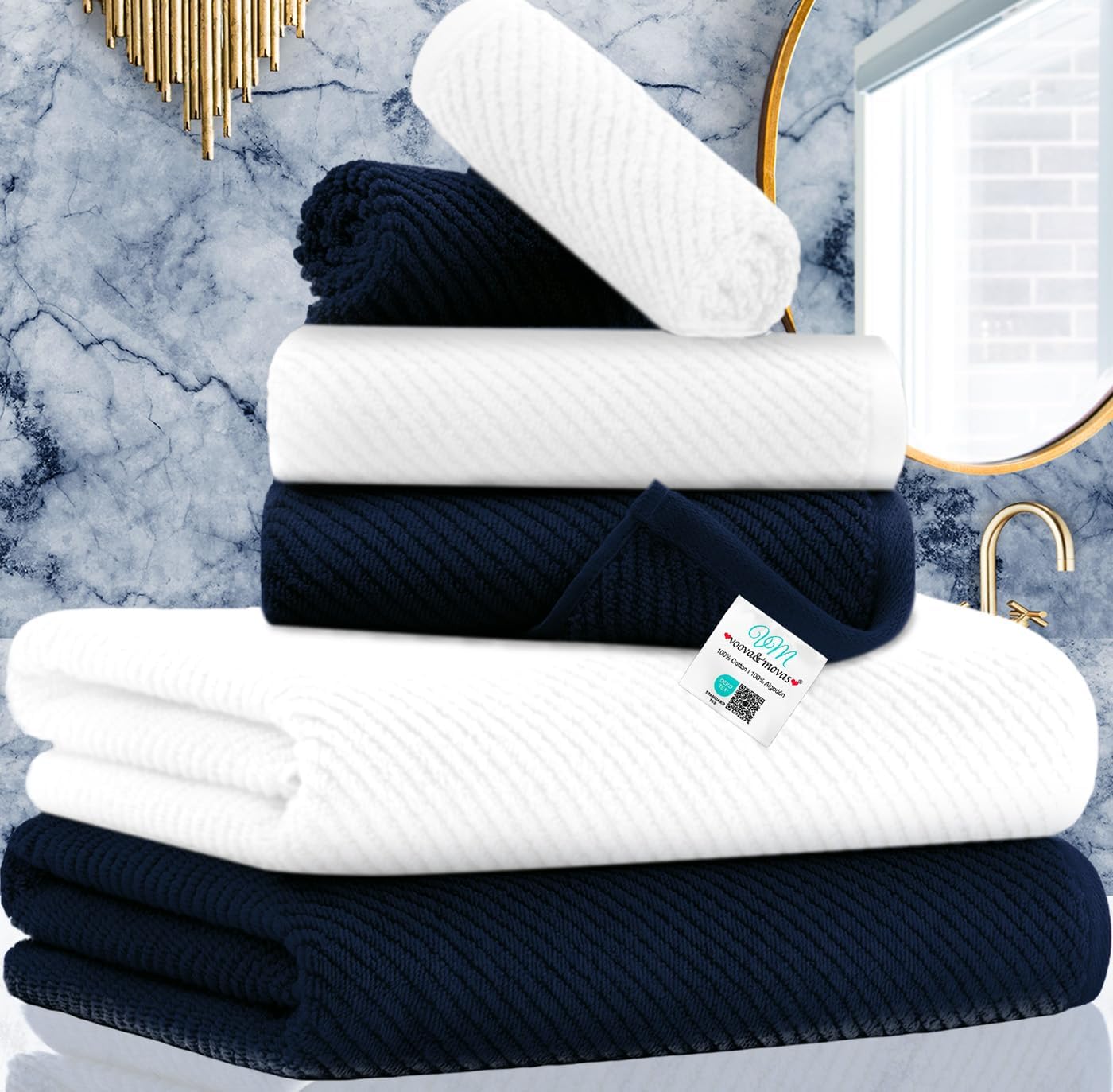 6PC Towel Set (6 Count)
