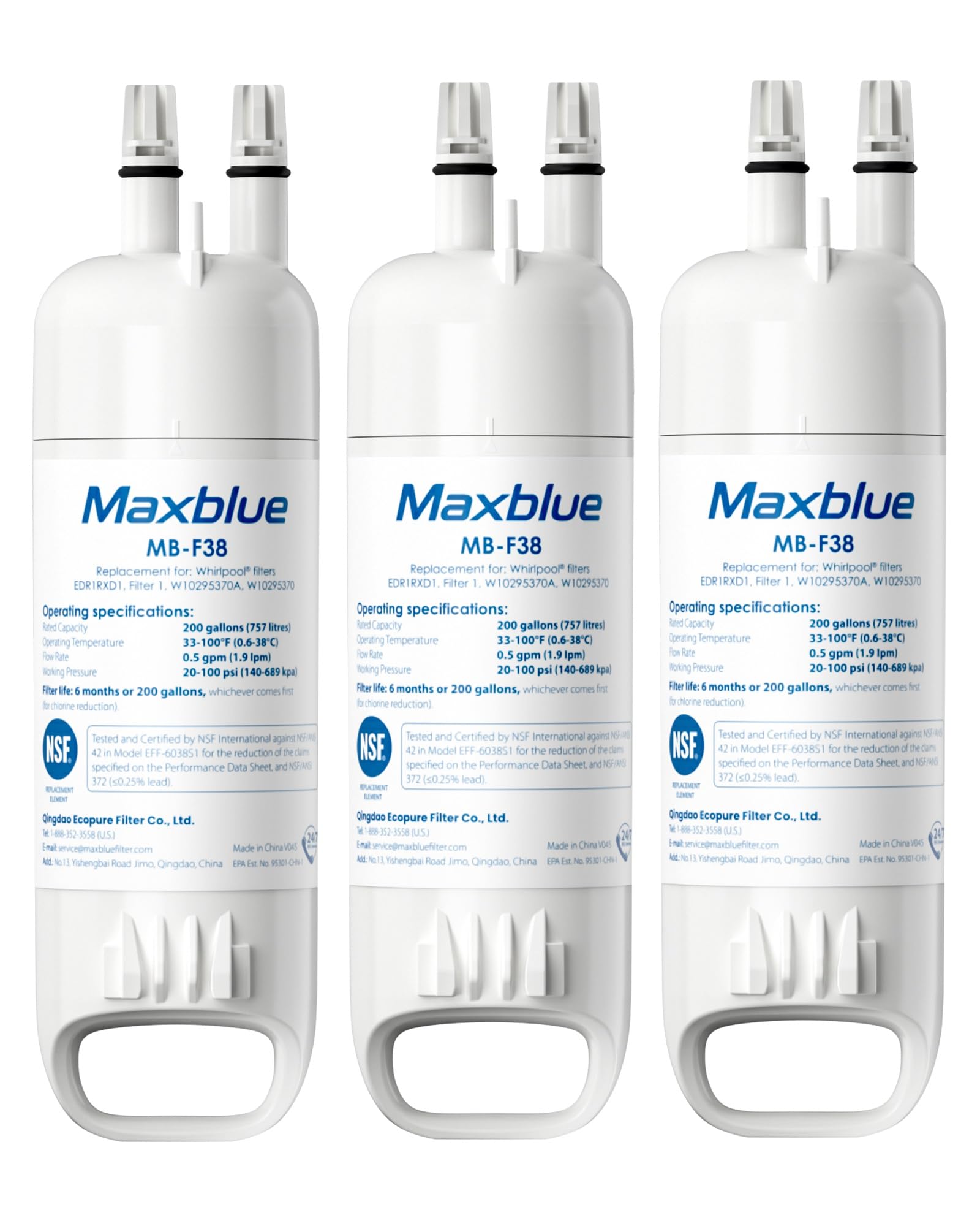 W10295370A Refrigerator Water Filter (3 Count)