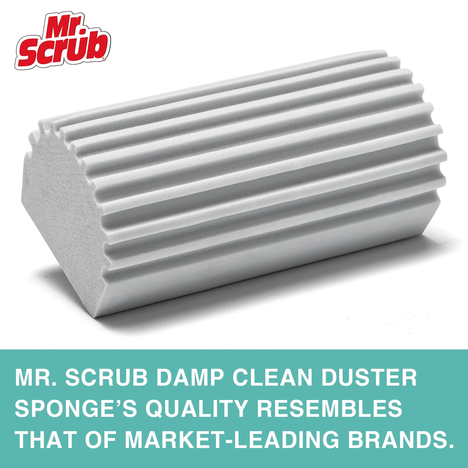4 Pack Damp Dusting Sponge Duster (4 Count)