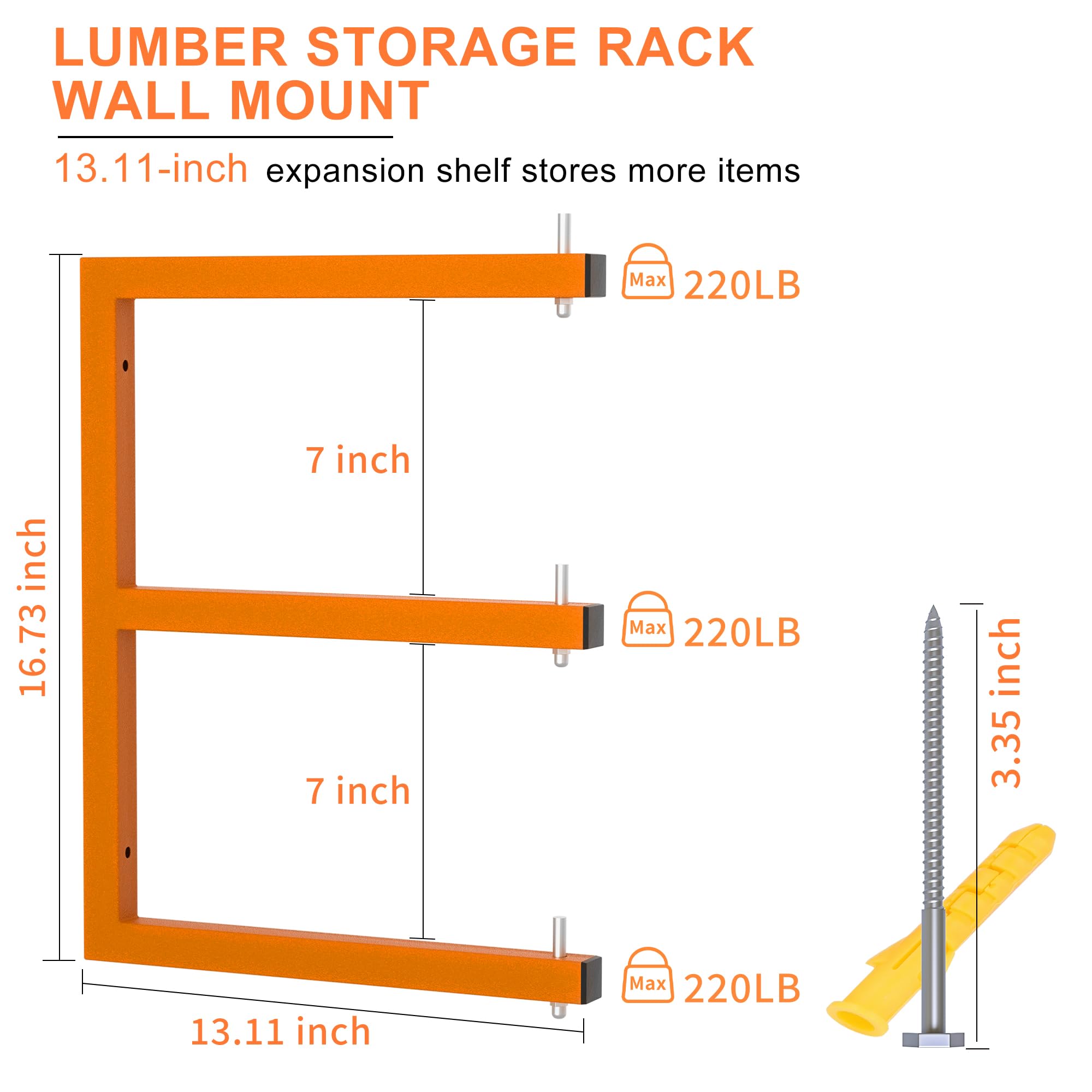 Lumber Rack Wall (4 Count)
