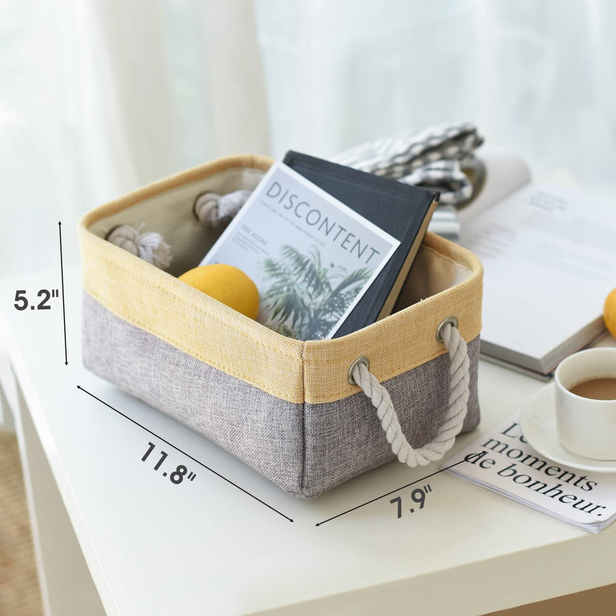Organization and Storage Bins for Shelves (6 Count)