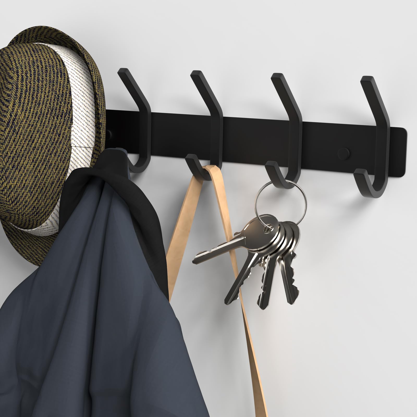 Wall Hooks Heavy Duty Aluminum Towel Hooks for Hanging Coat