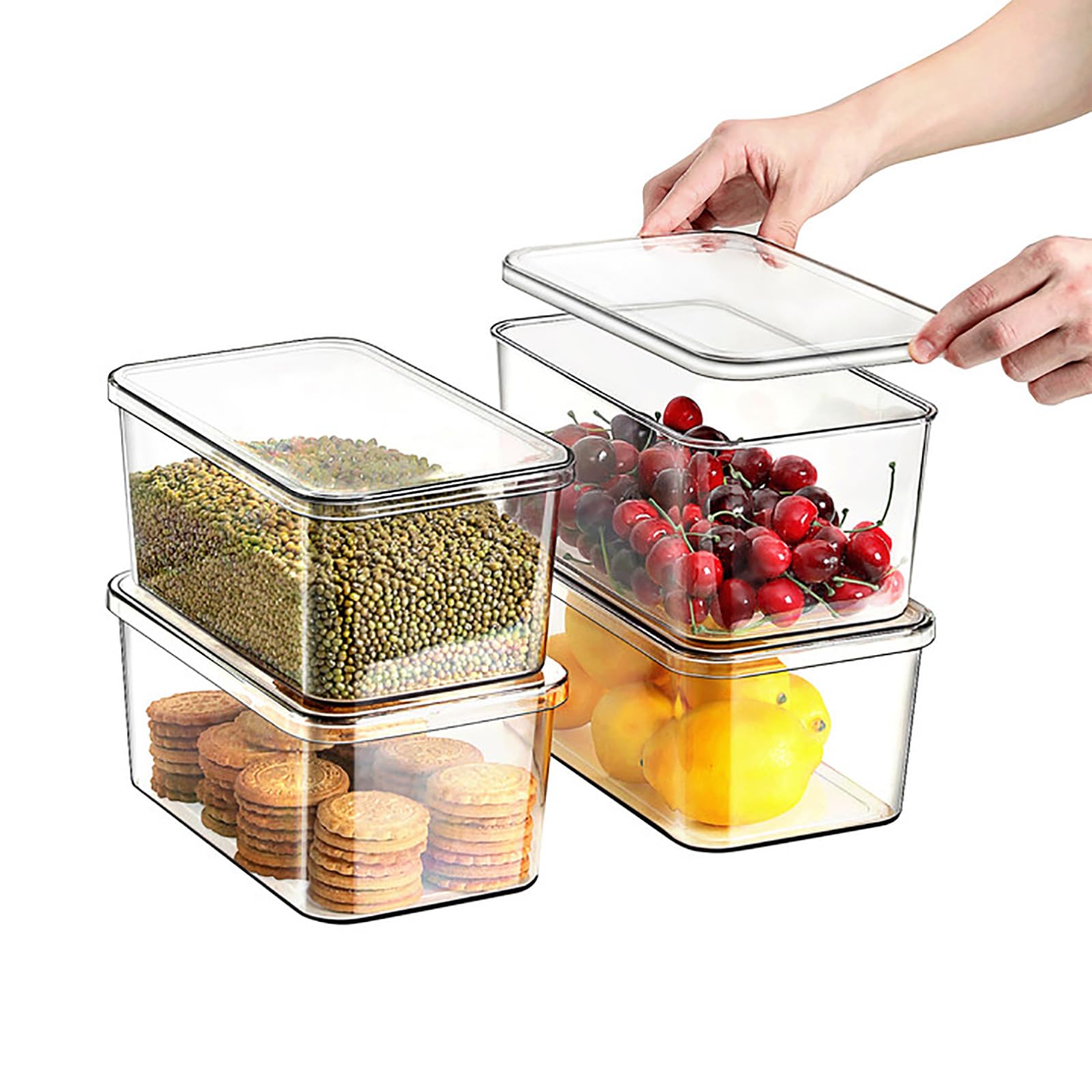 Clear Storage Bins With Lids