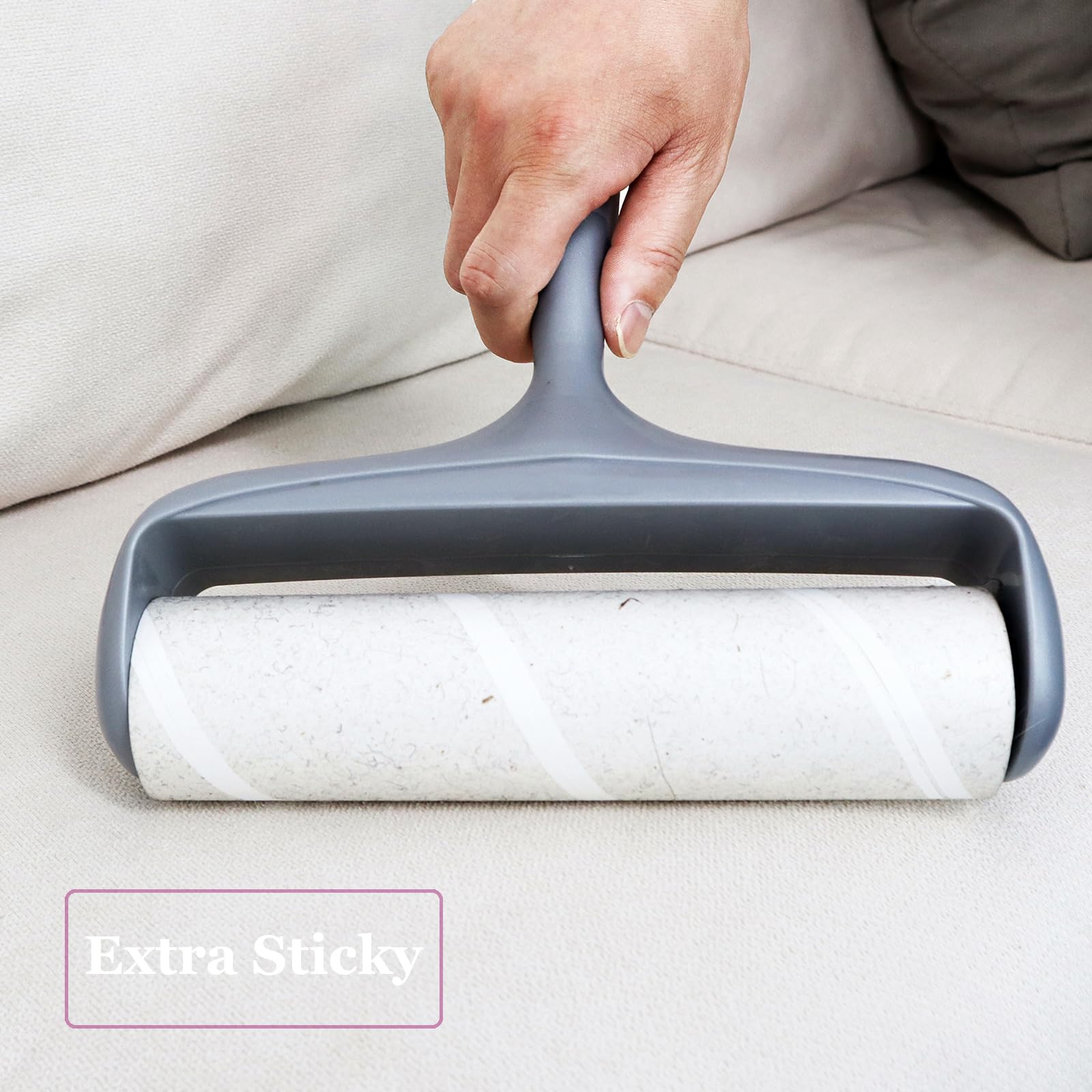 8 inch Large Lint Roller Refills Compatible with Scotch (360 Count)
