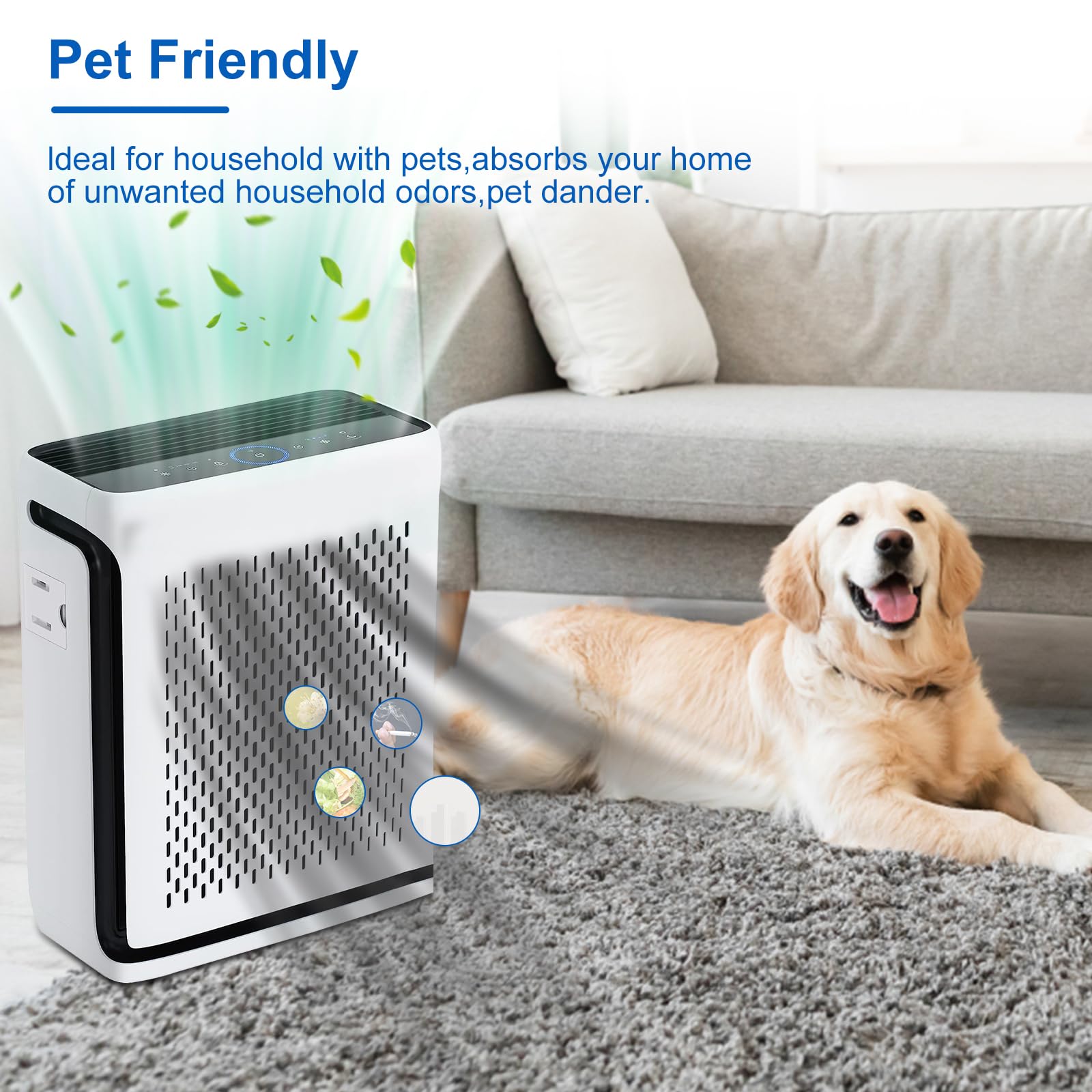 Vital 100S Pet Replacement Filter Compatible for Levoit Vital 100S Air Pu (2 Count)