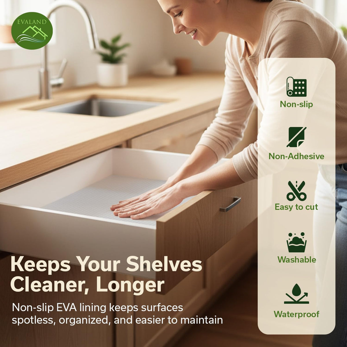 Shelf Liner Cabinet Liner Non (36 Sq Ft)