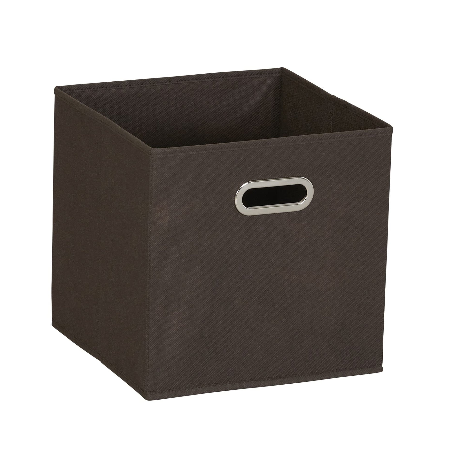 Fabric Storage Bins in Strong Poly‑Woven Fabric with Sturdy Chipboard Sides
