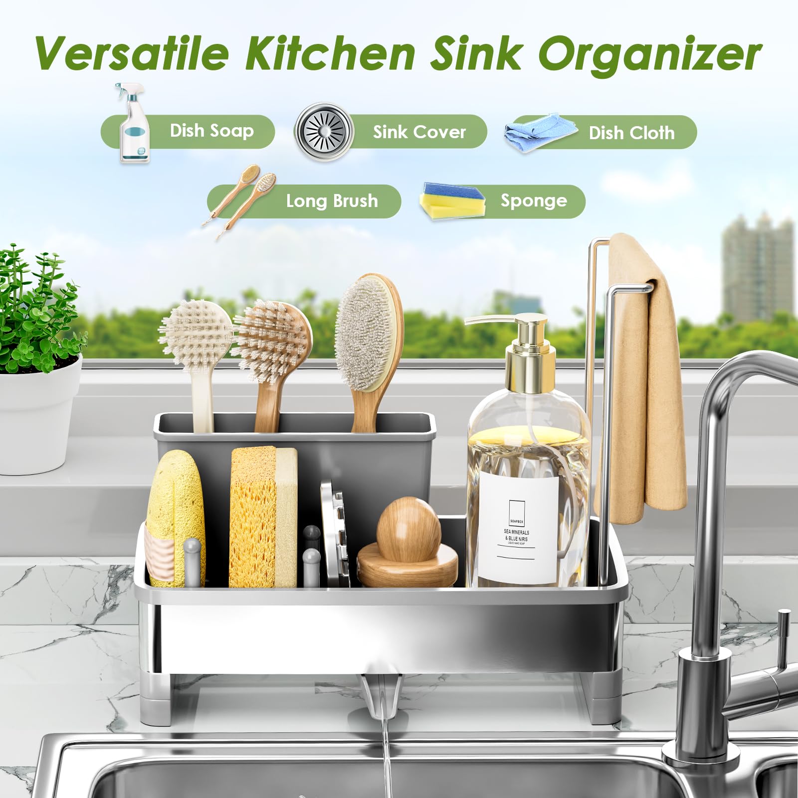 Stainless Steel Sink Caddy