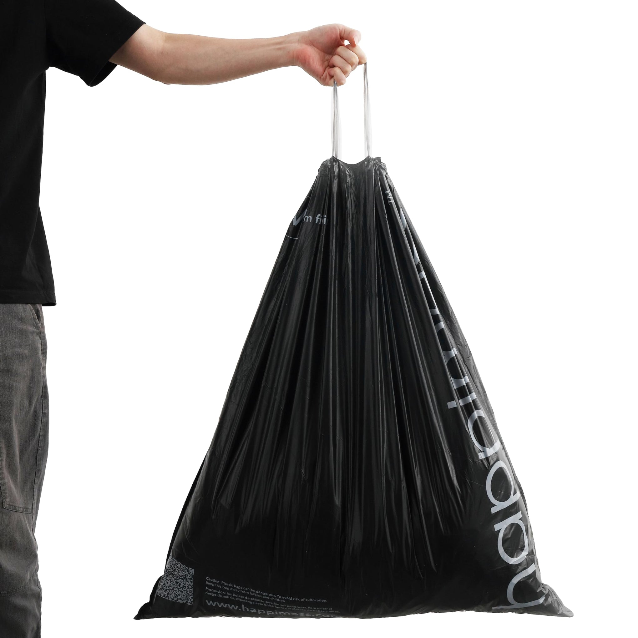 100 Count Unscented 30 Gal Drawstring Trash Can Liner