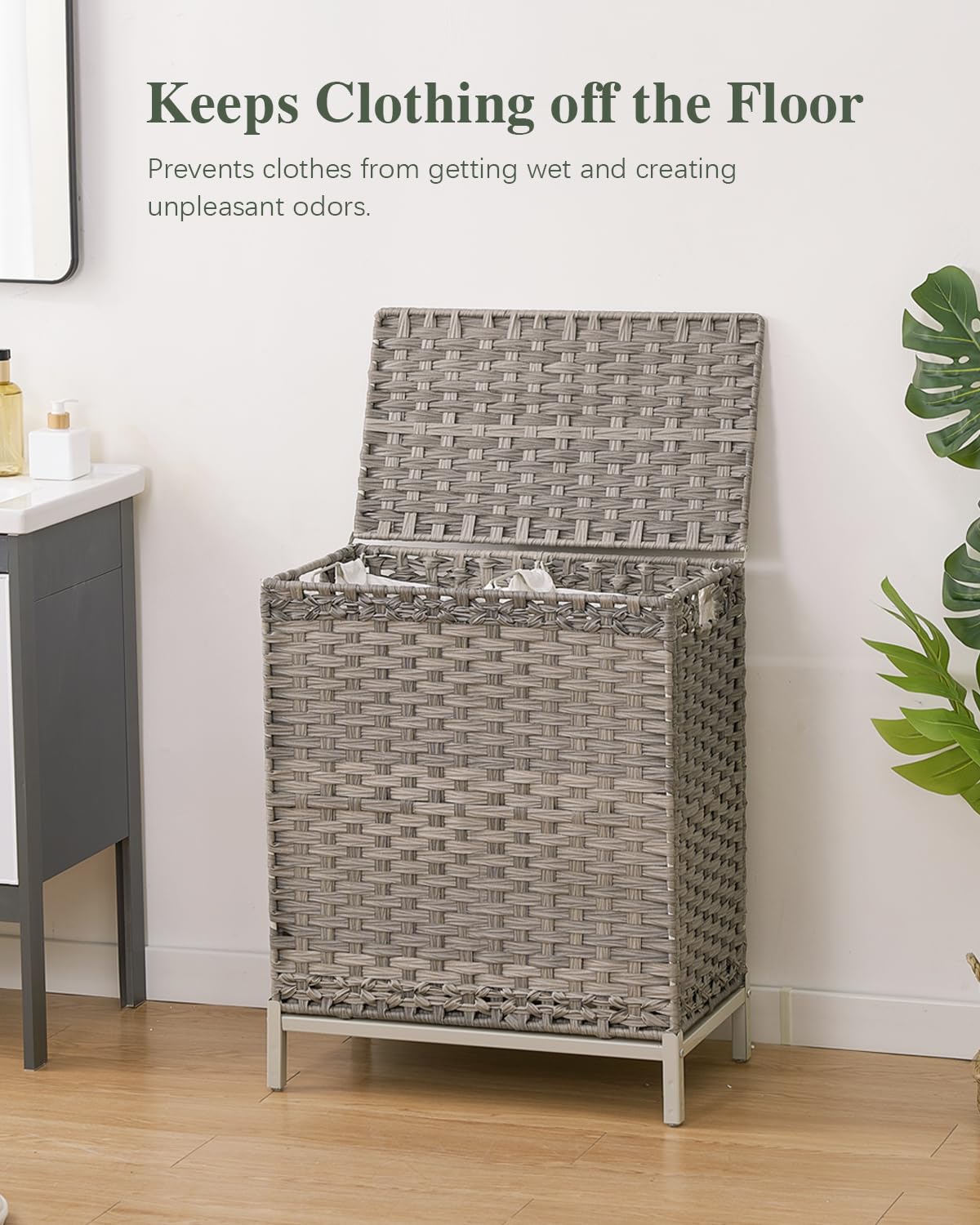 Laundry Hamper with Lid