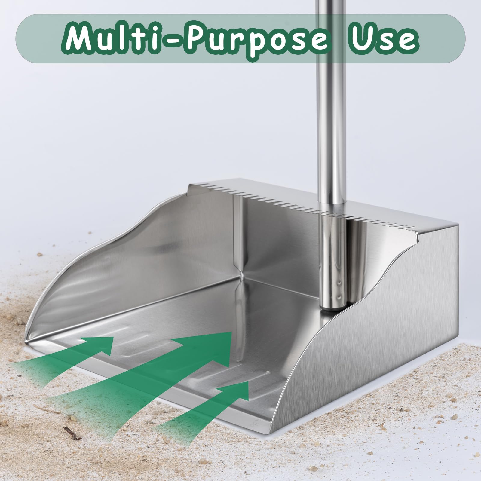 Dust Pans with Long Handle