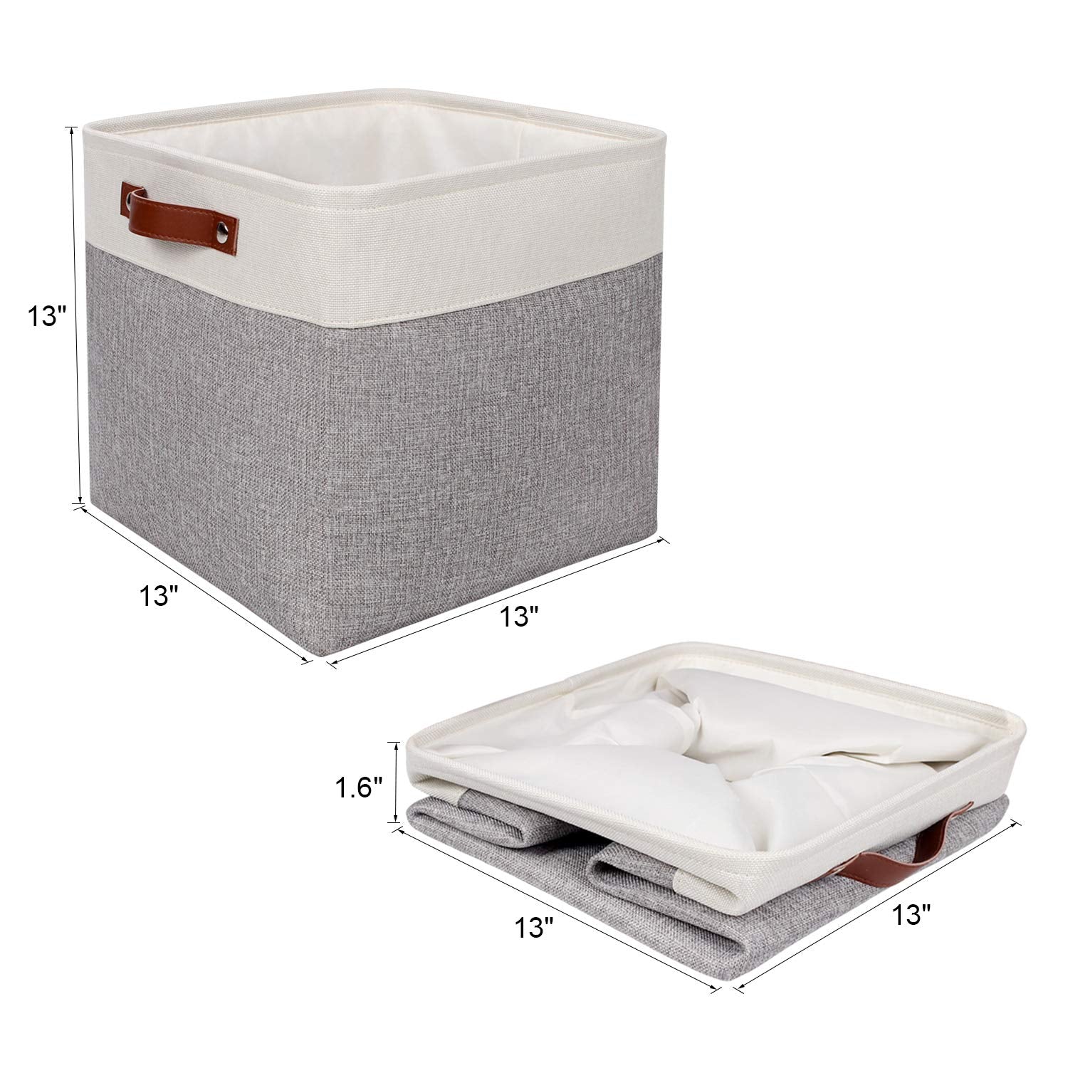 Cube Storage Bins (4 Count)