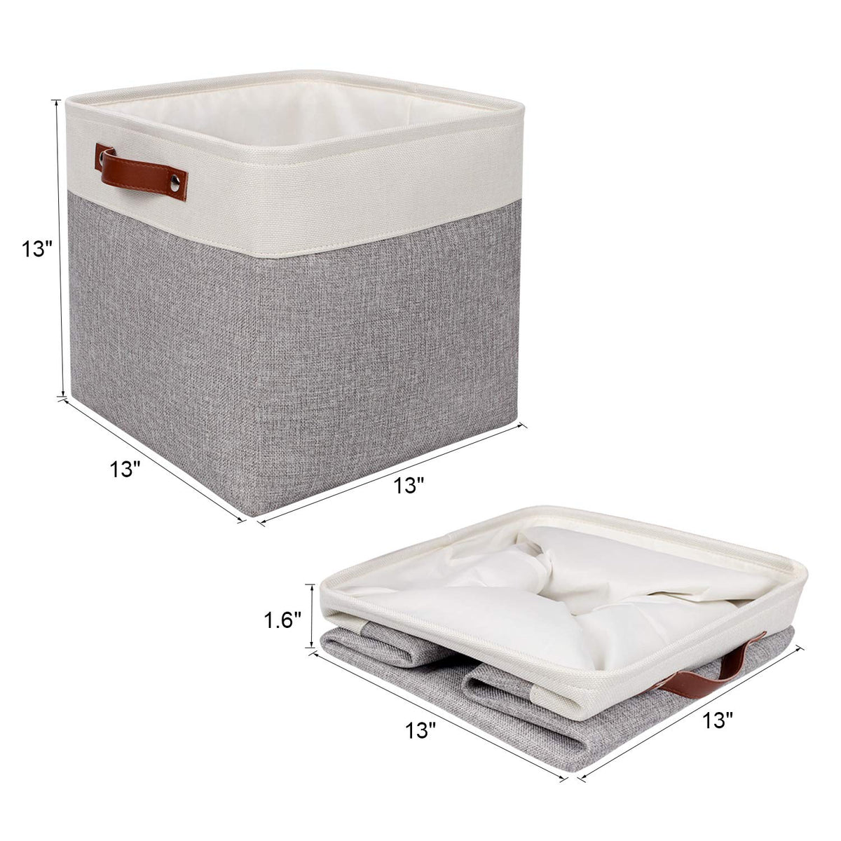Cube Storage Bins (4 Count)