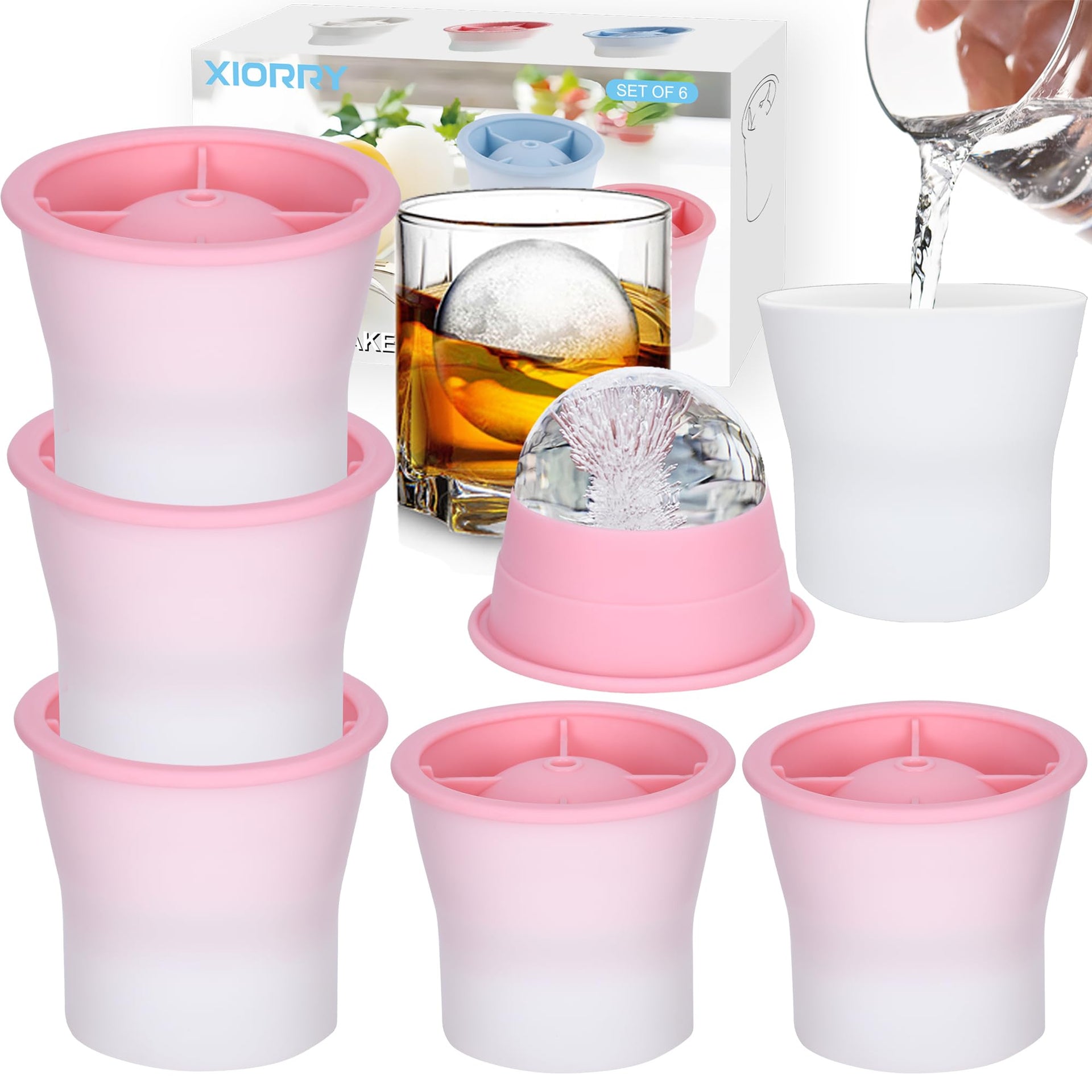 Ice Molds 6 PCS (6 Count)