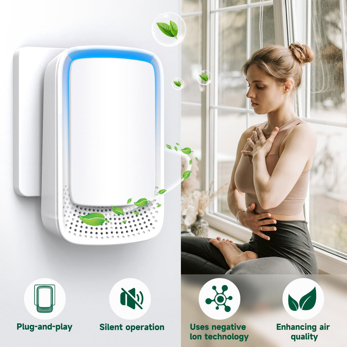 Air Ionizers for Home (3 Count)