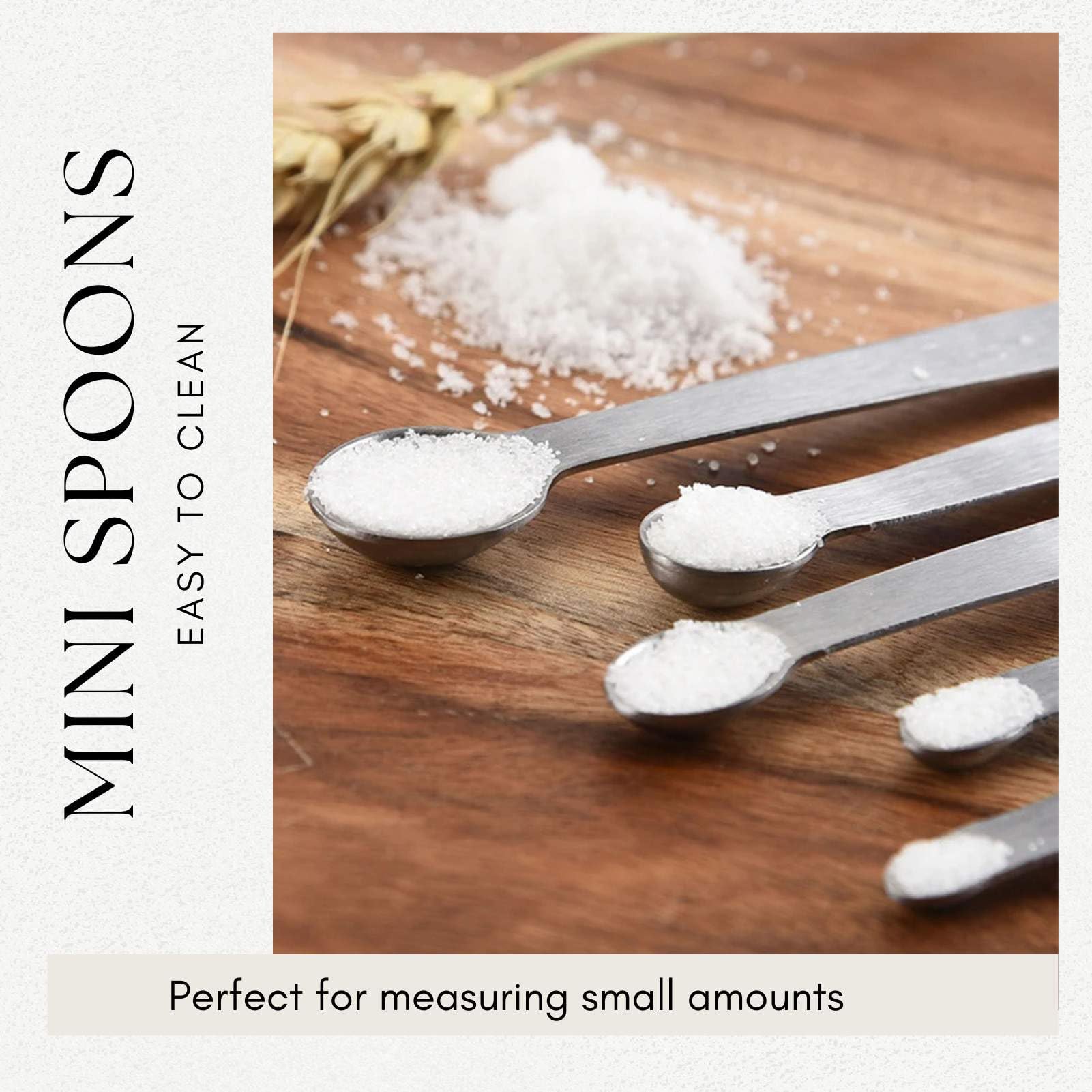 5Pcs Teaspoon Measuring Spoons (5 Count)
