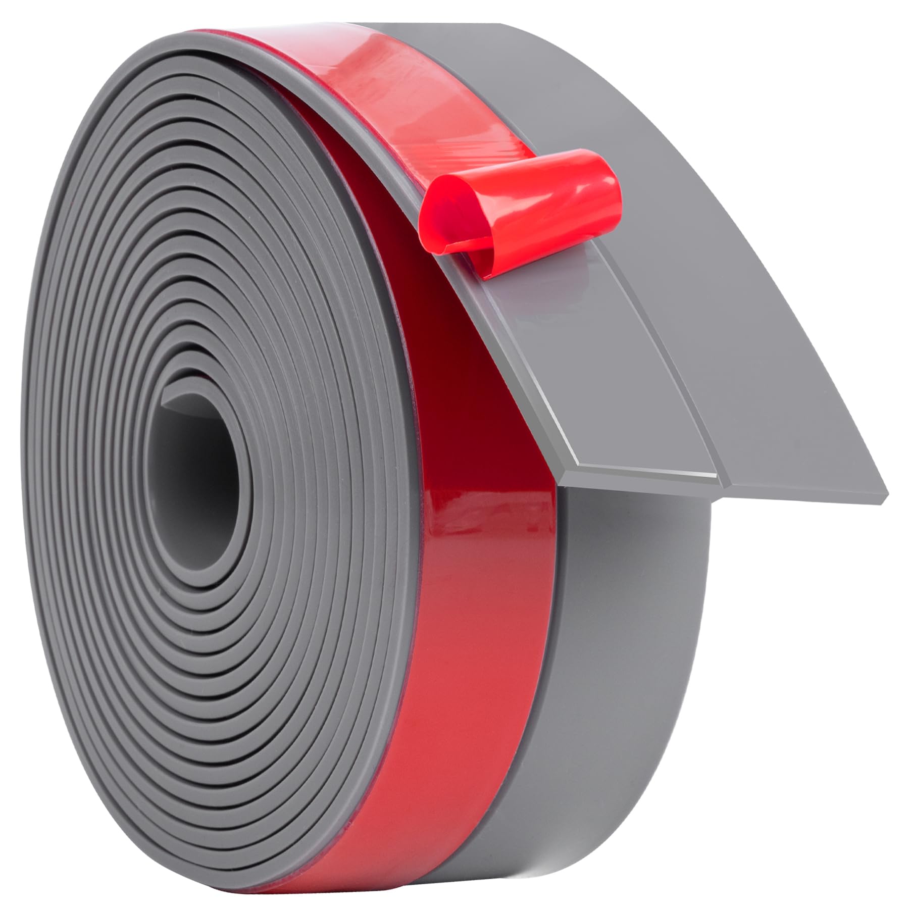 Weather Stripping Silicone Door Seal Strip 2 in x 10 ft Door Draft Stopper Self Adhesive Door Draft Tape (10 Foot)