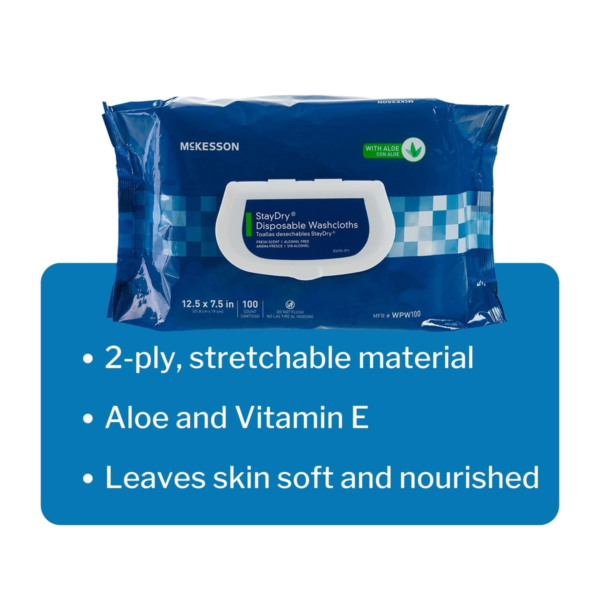 Disposable Wipe 1 Pack (100 Count)