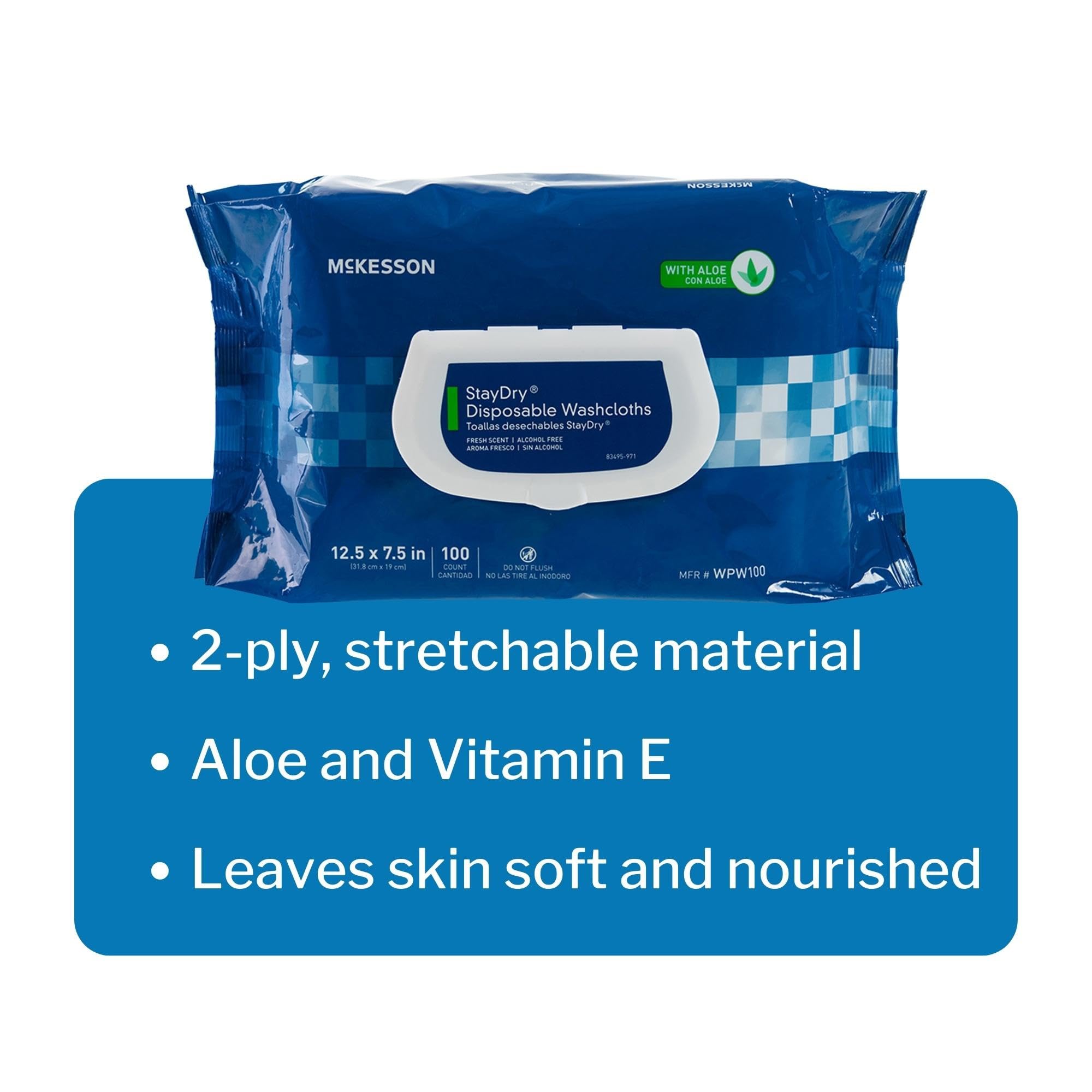 Disposable Wipe 1 Pack (100 Count)