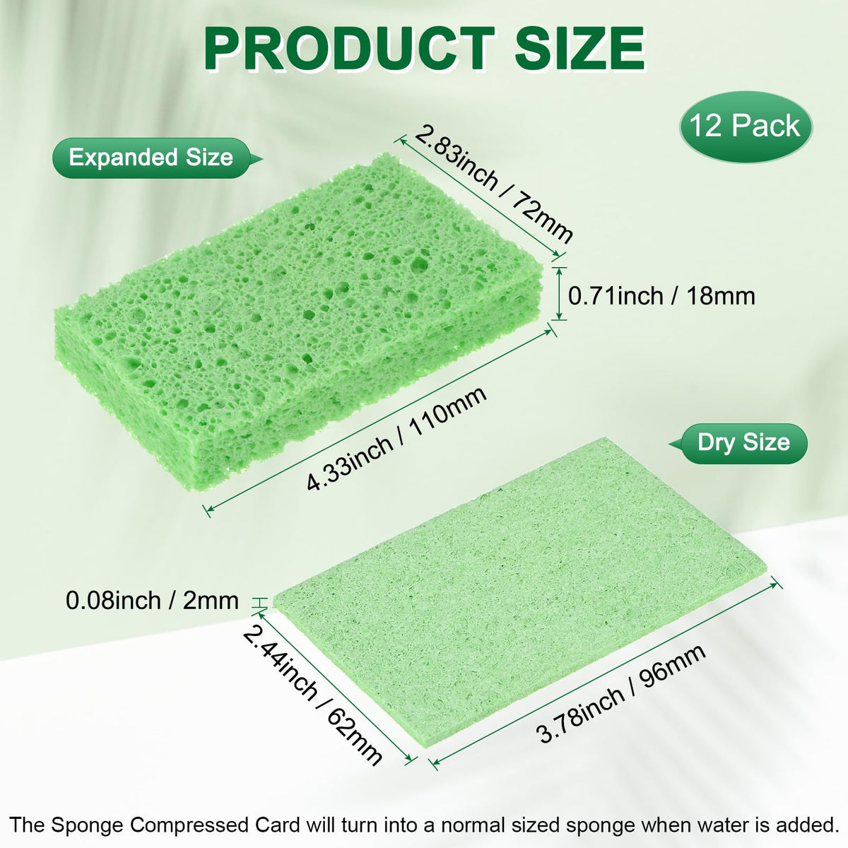 12 Pack Kitchen Sponges (12 Count)