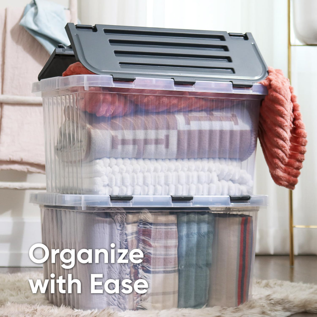 Storage Bins with Lids