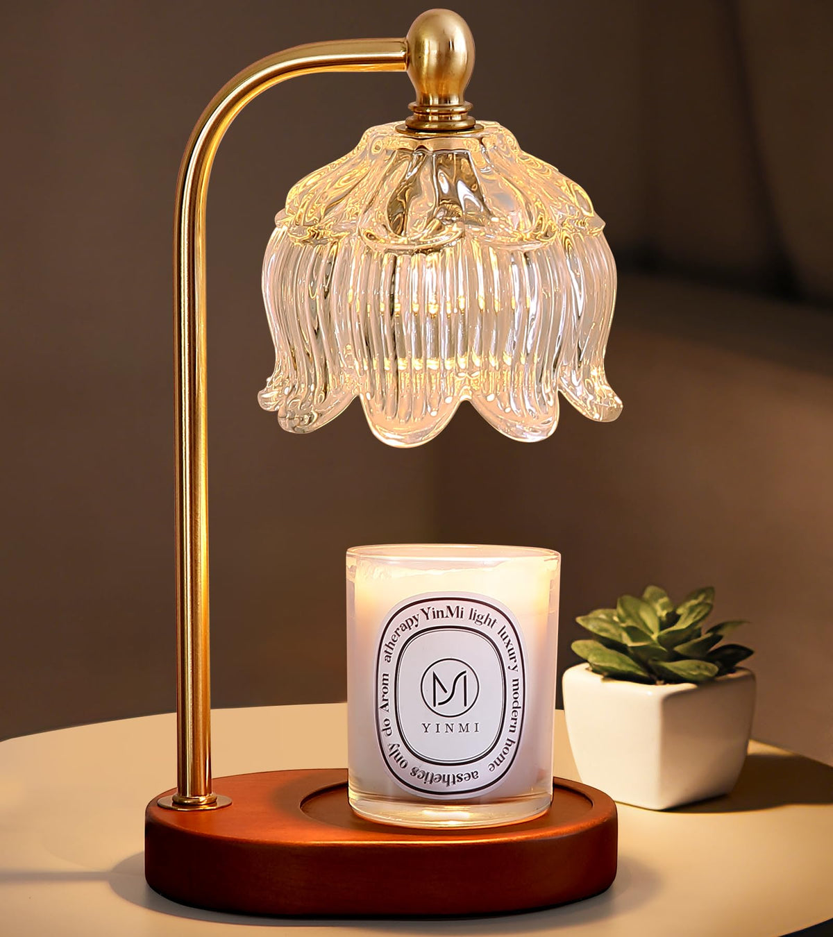 Candle Warmer Lamp with Timer Dimmable