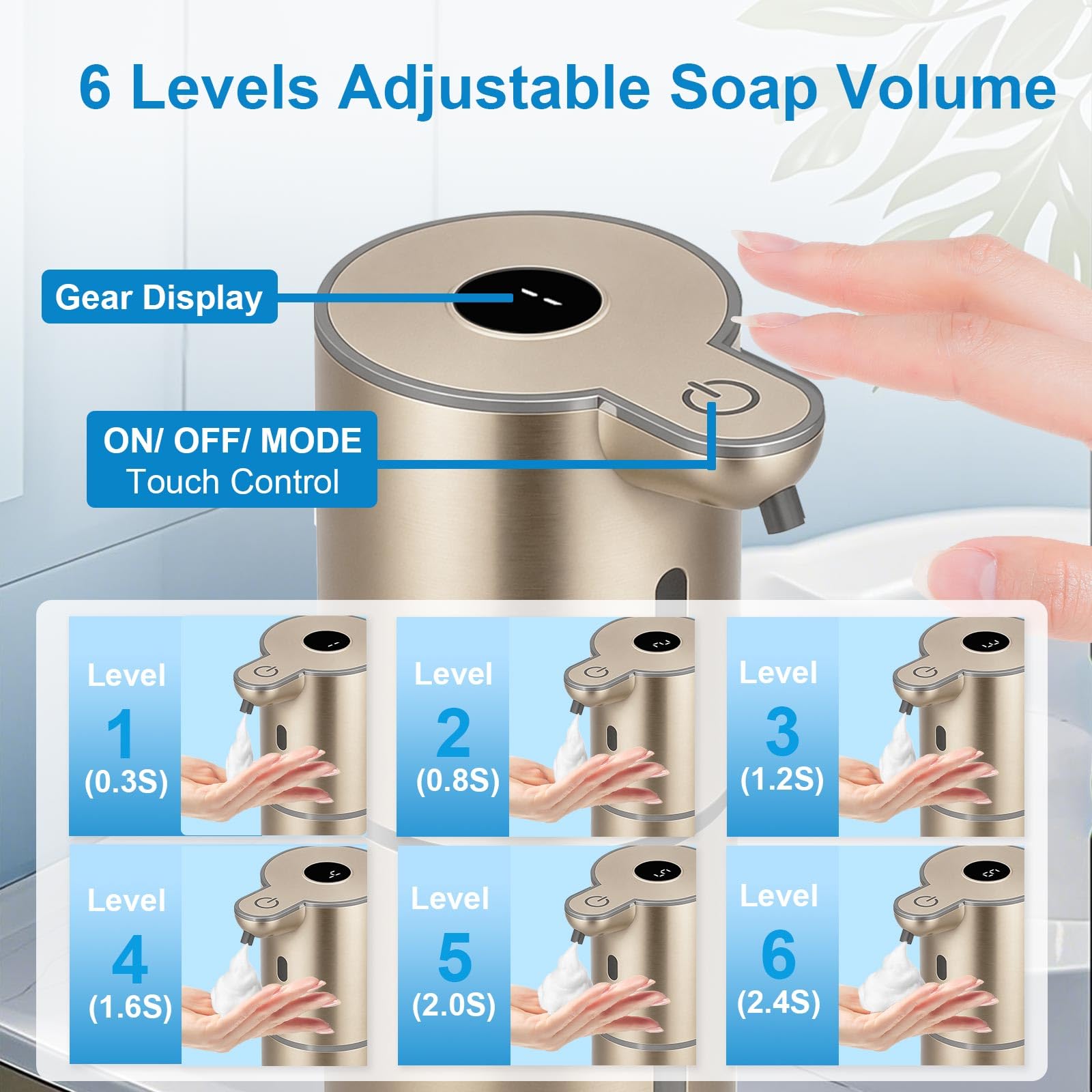 Automatic Foaming Soap Dispenser Touchless