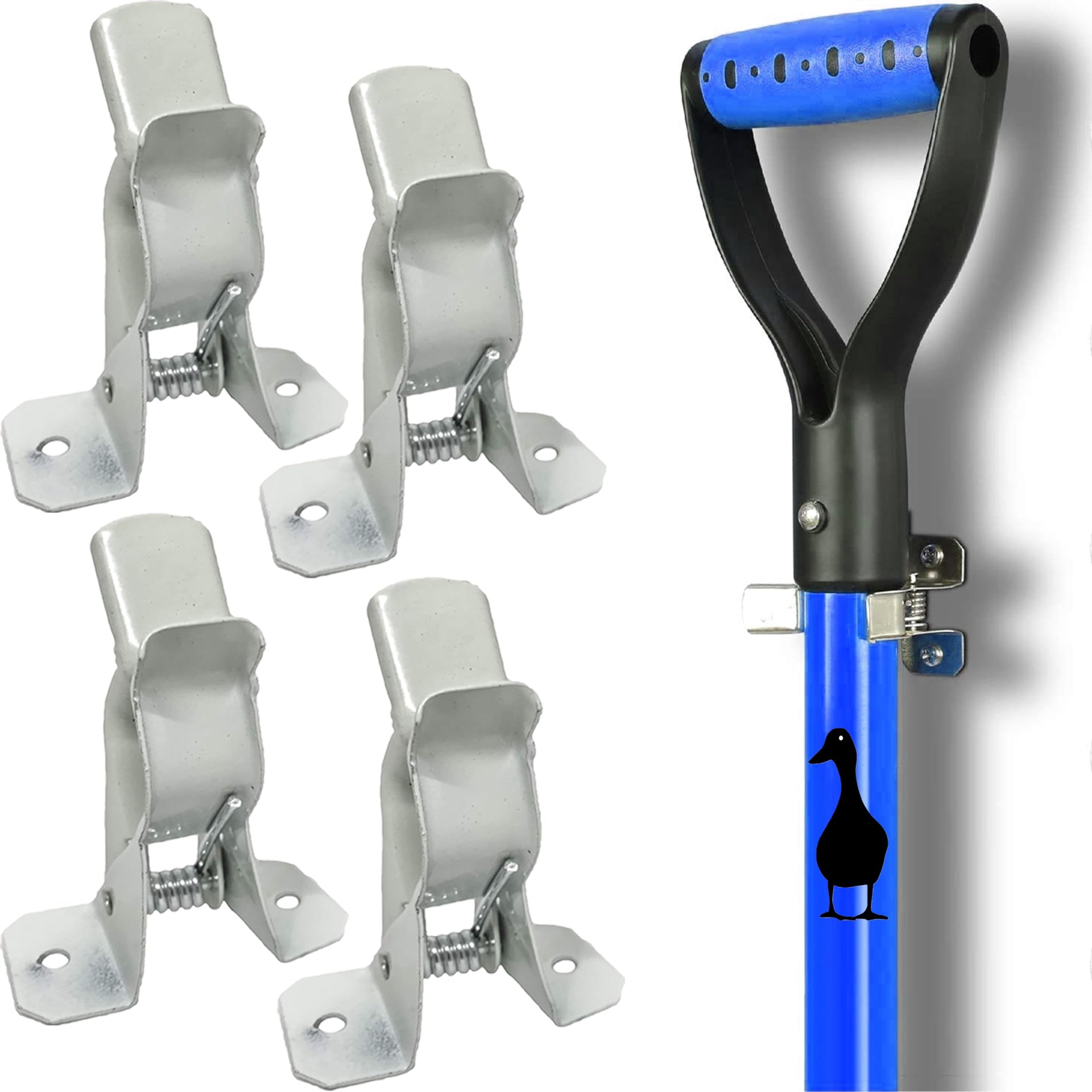 White Spring Grip Clamps