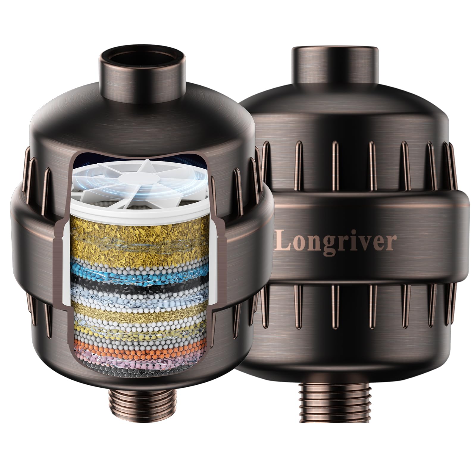 R7 Shower Filter High Put Shower Water Filter for Hard Water