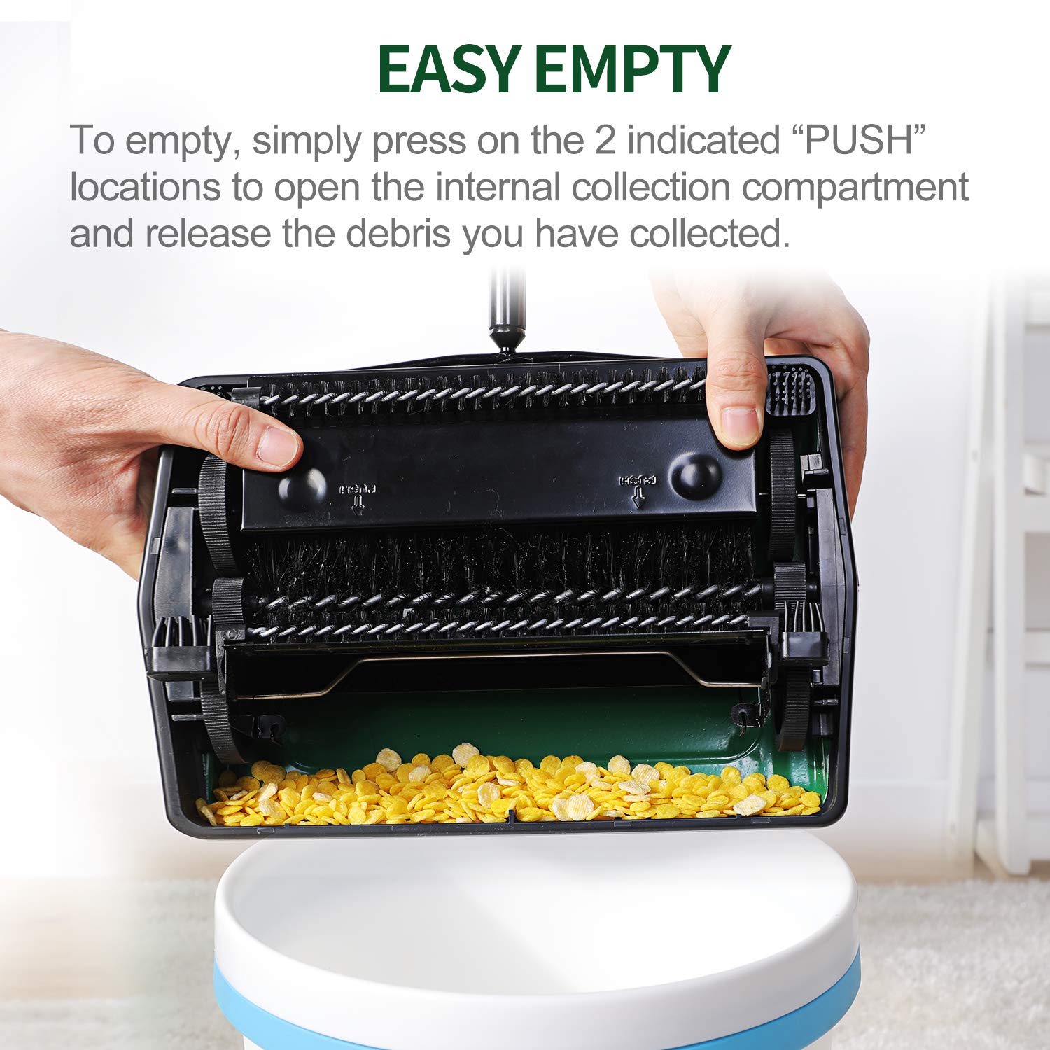 Carpet Sweeper Cleaner Manual Non