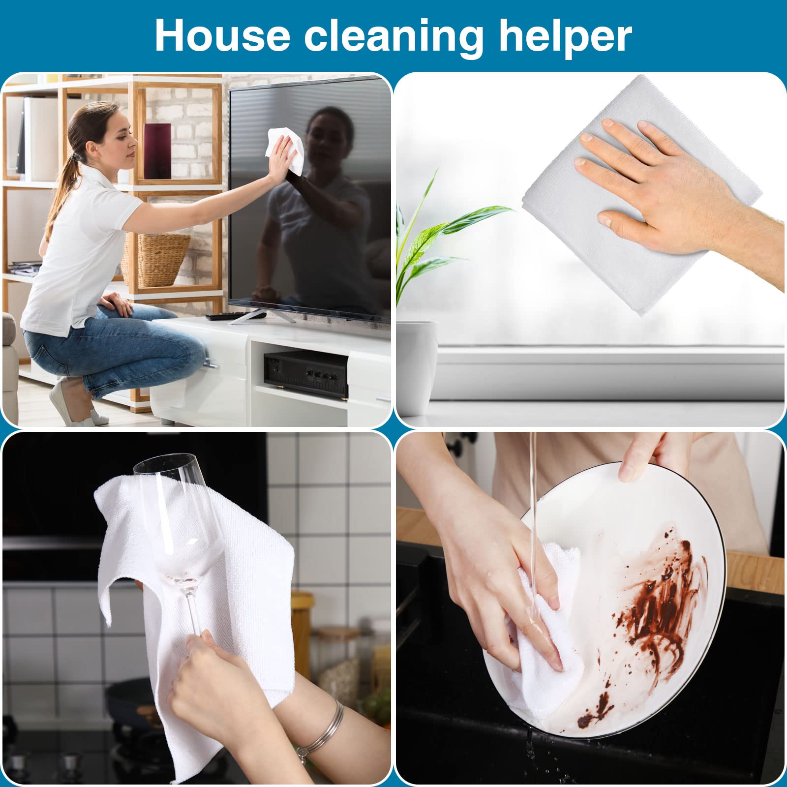 200 Microfiber Cleaning Cloths