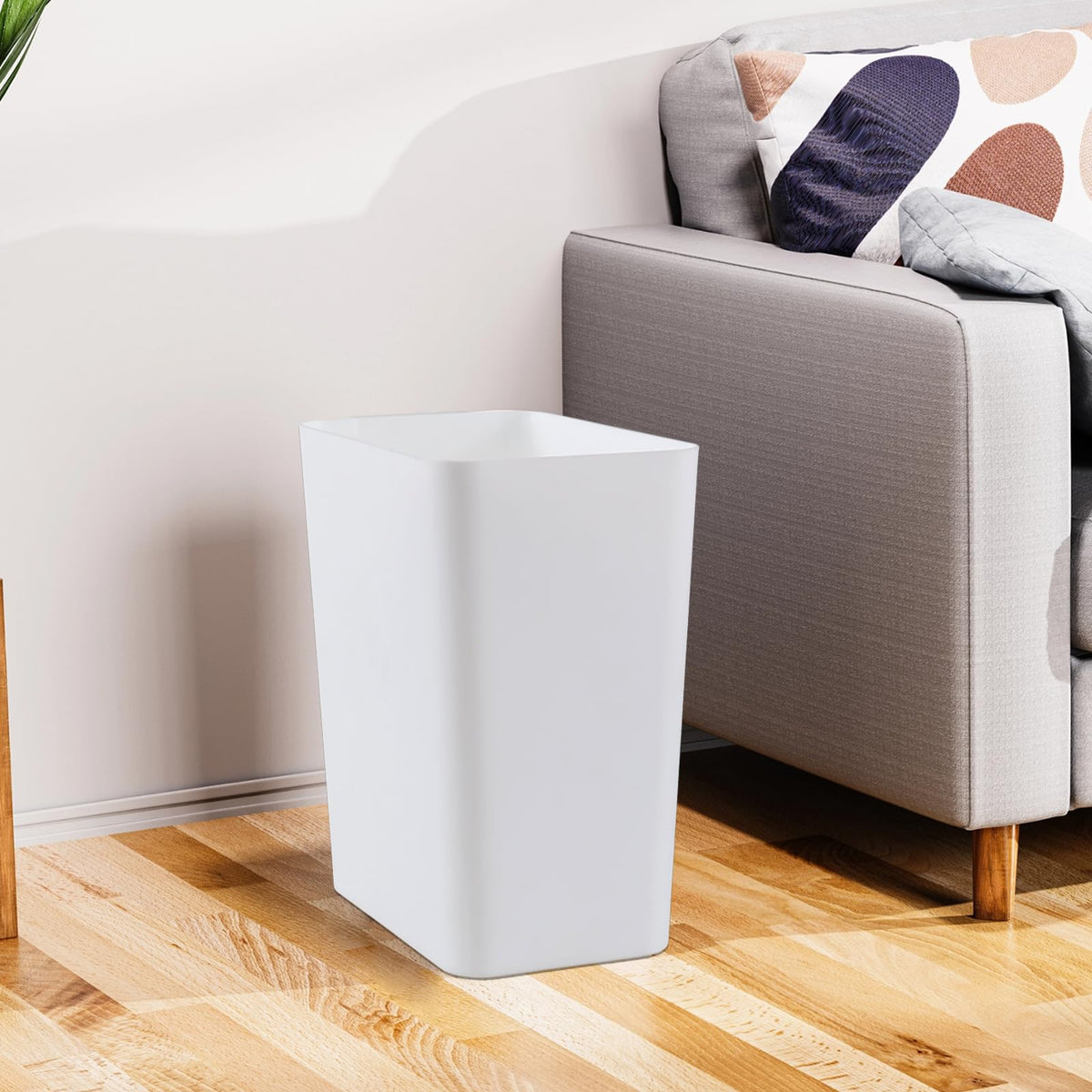 Slim Rectangular Wastebasket (3 Count)