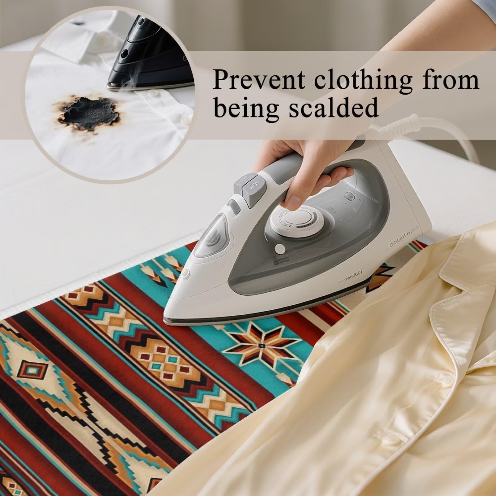 Aztec Ironing Mat Ironing Board Pad Heat Resistant