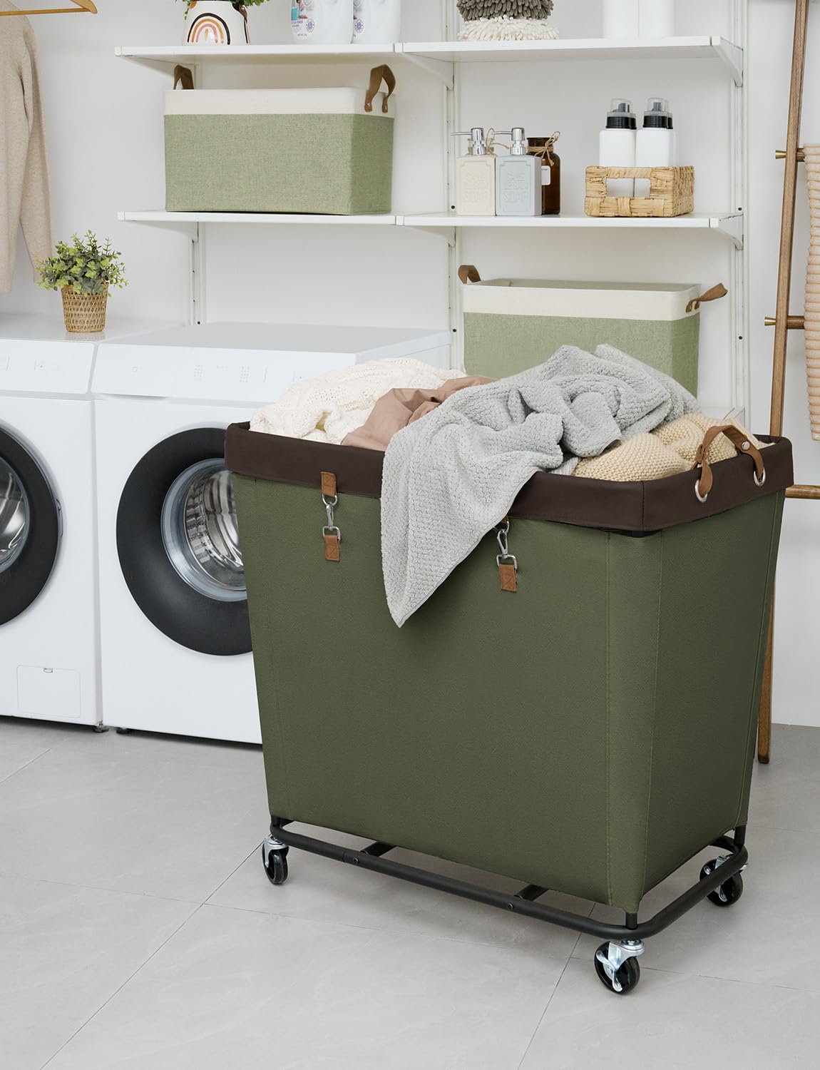 320L Laundry Basket with Wheels