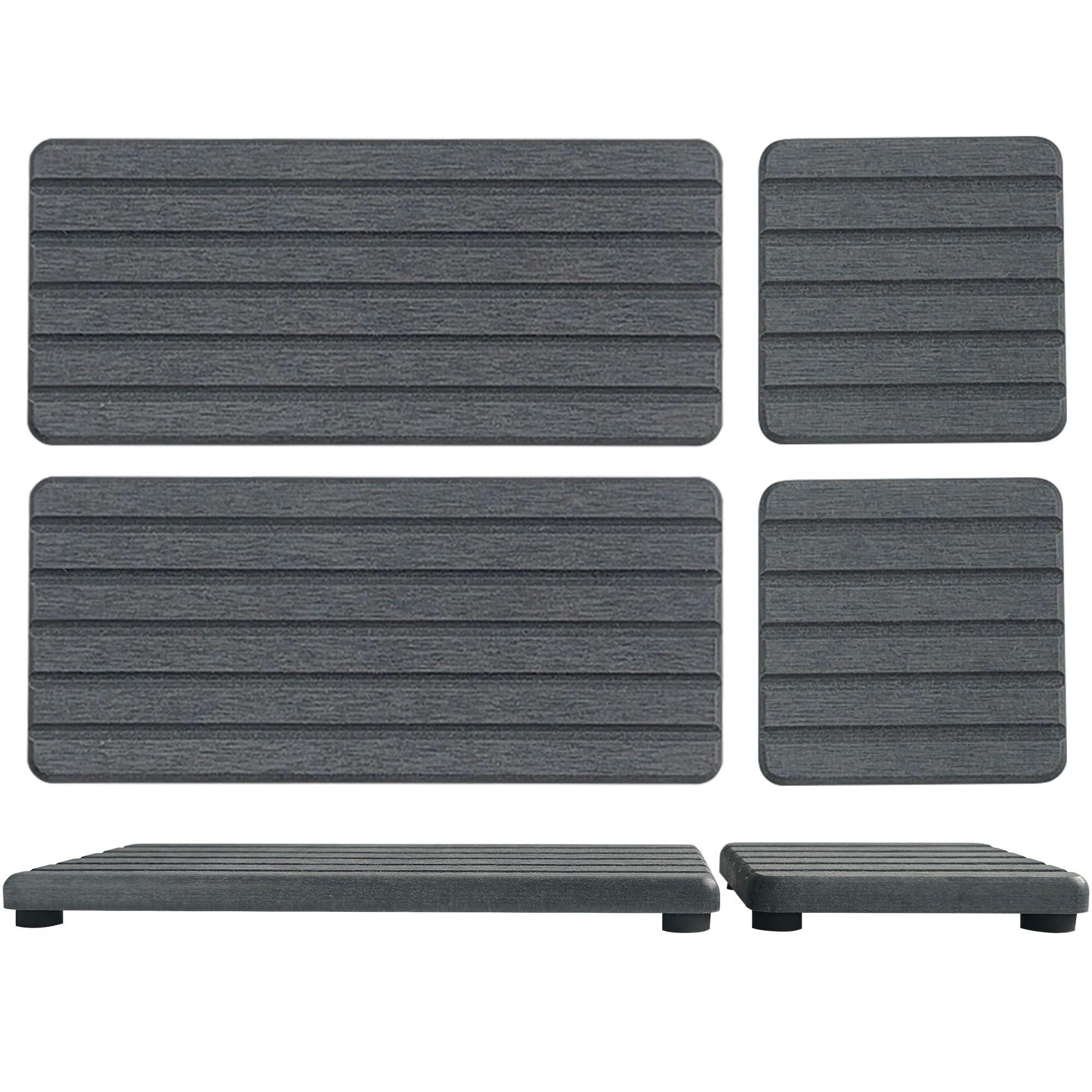 Set of 4 Water Absorbent Diatomite Coasters (4 Count)