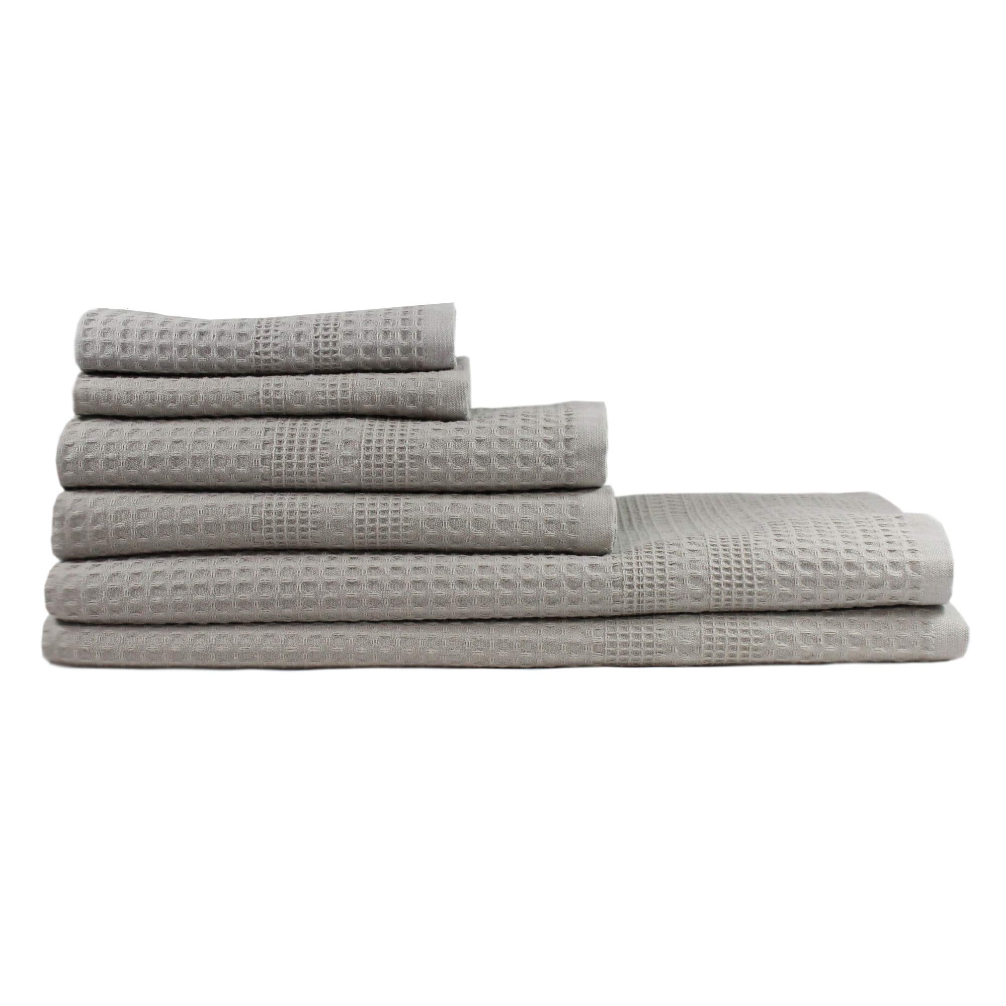 Waffle Towel Set Quick Dry Thin