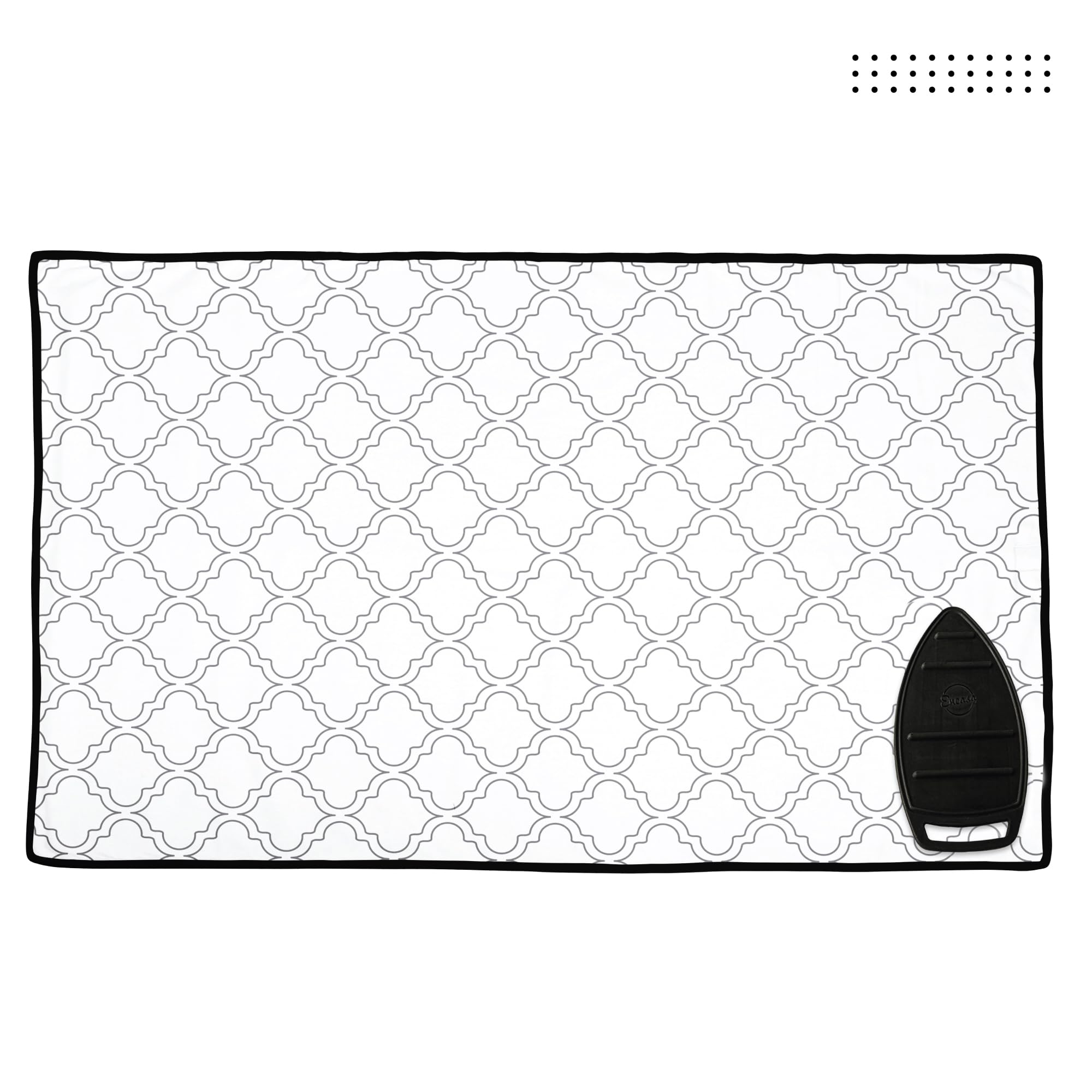Ironing Mat Heat Resistant Pad 48"x28" White Tiles