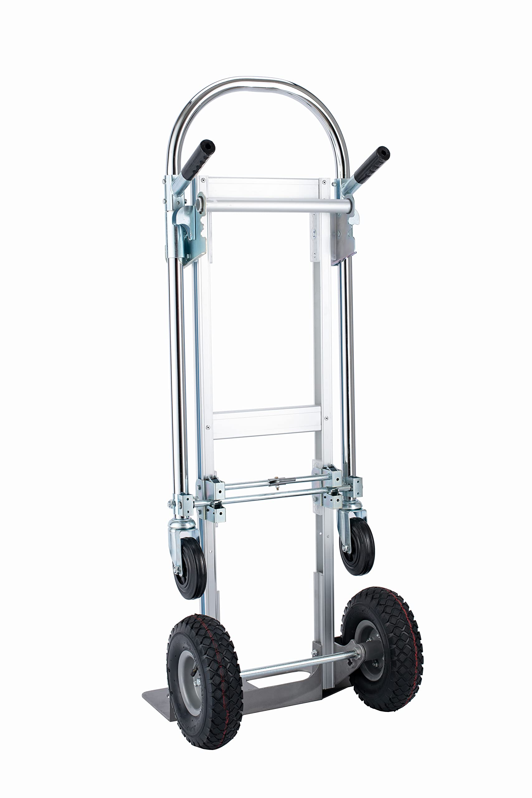 2 in 1 Aluminum Hand Truck Dolly 770lbs Weight Capacity Convertible Hand Truck Utility Cart