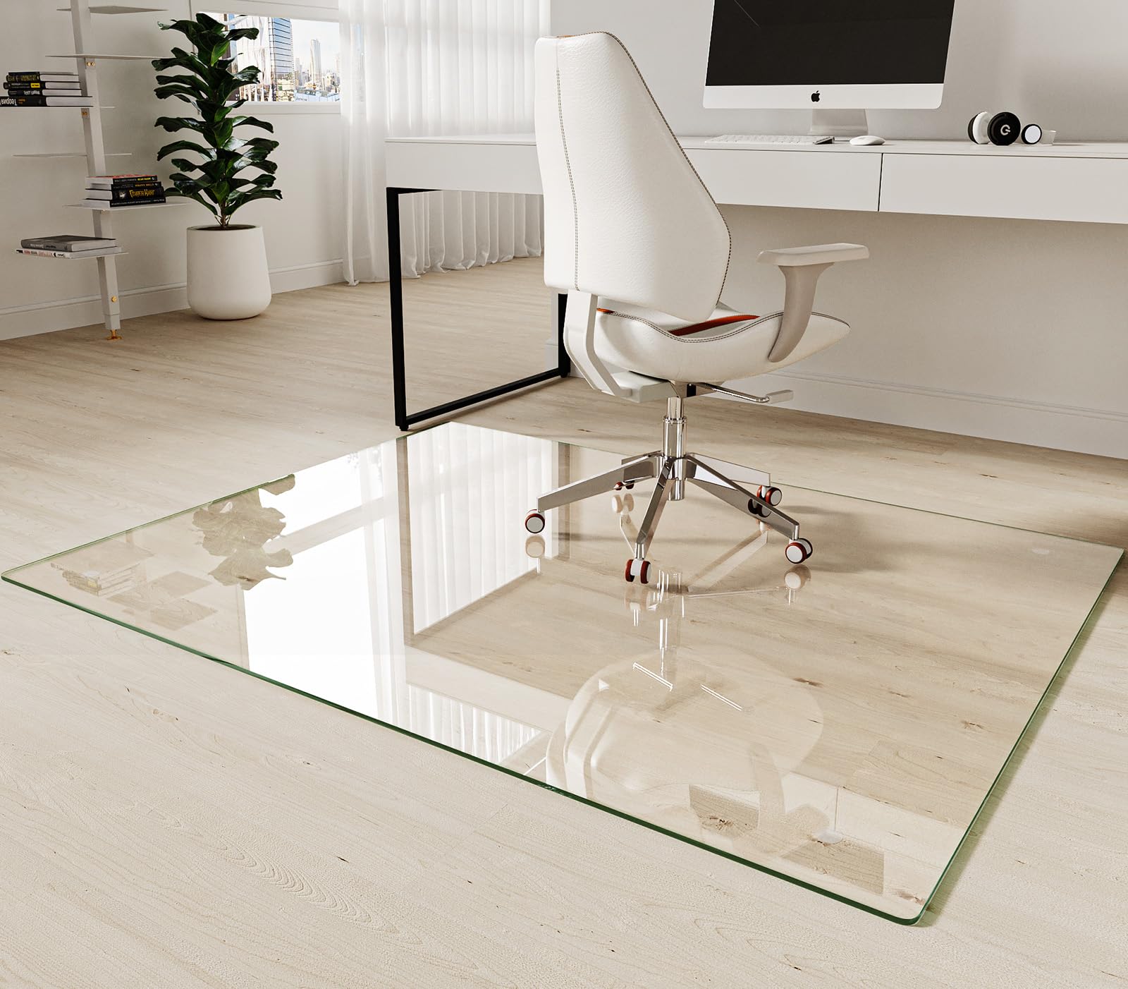 Tempered Glass Chair Mat 60"x46"