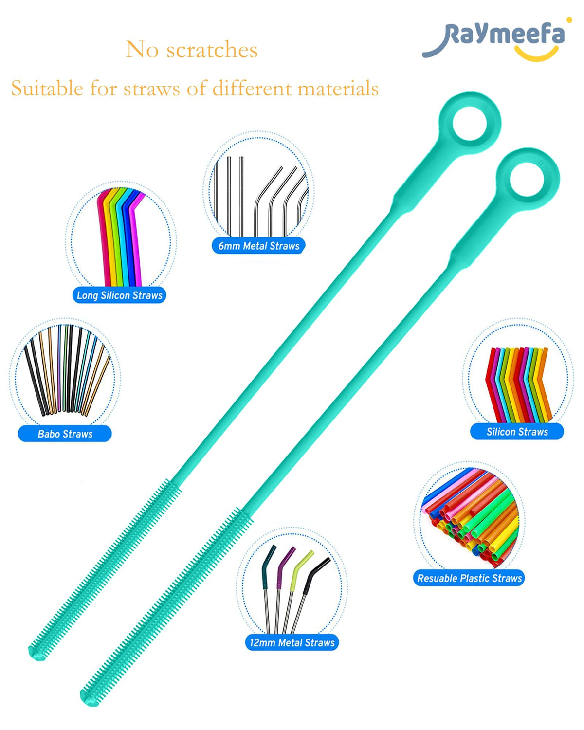 Straw Cleaner Brush Set (2 Count)