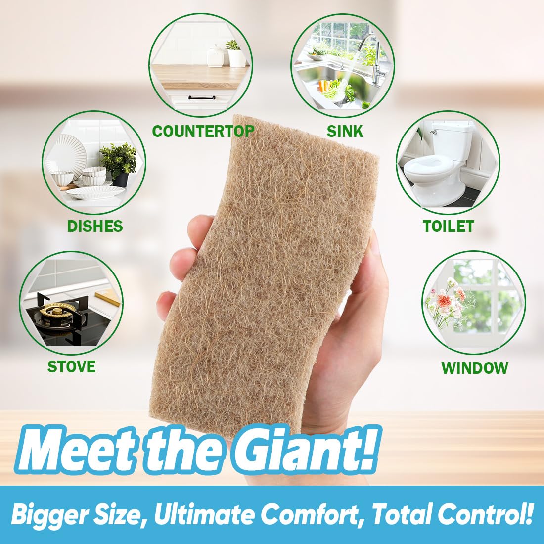 XL Sponges Kitchen (6 Count)