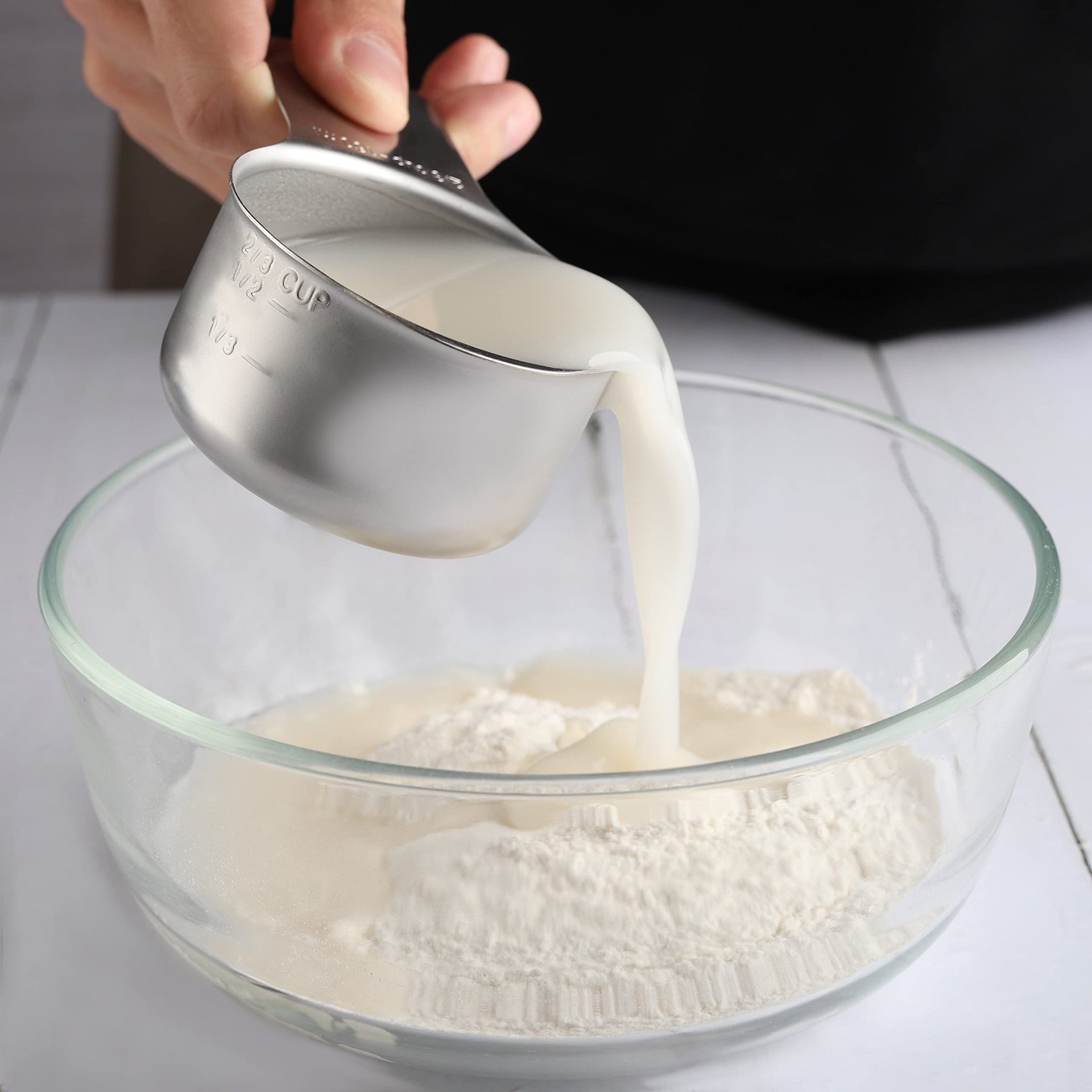 Measuring Cups Set of 7 Stainless Steel Measuring Cups