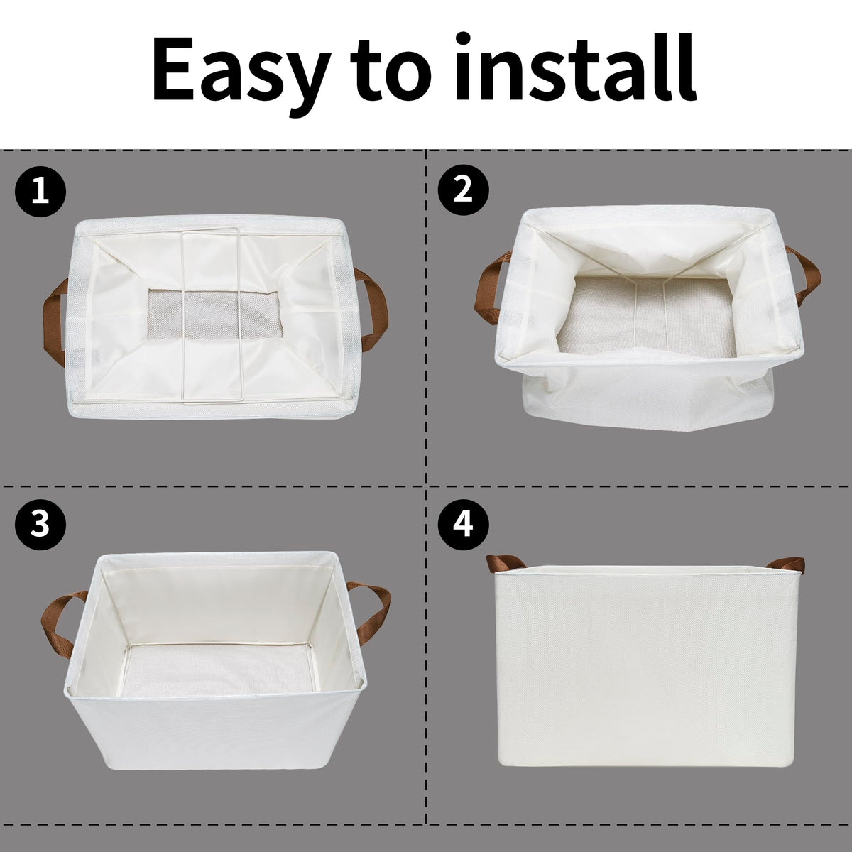 Closet Storage Baskets (4 Count)