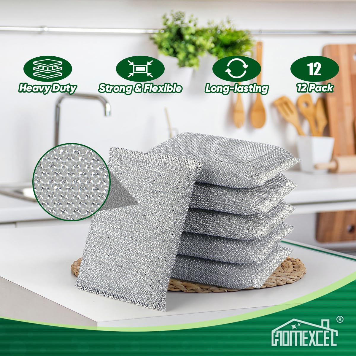 All Purpose Sponge Pads 12PK (12 Count)