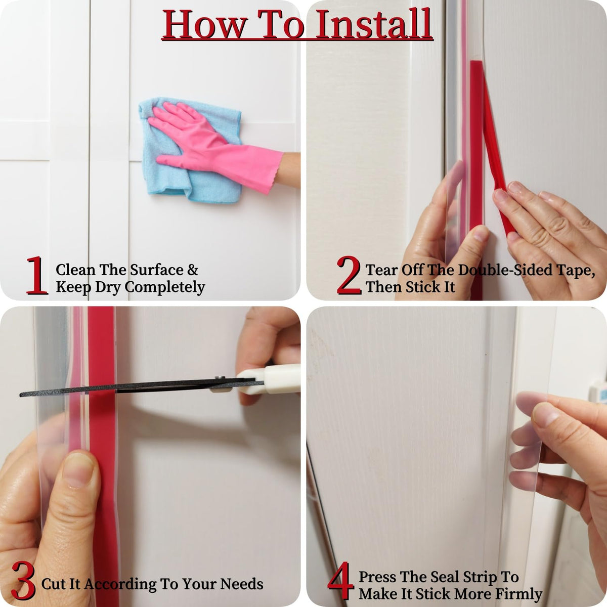 T Shape Door Seal Strip for Door & Windows Gaps (19.7 Foot)