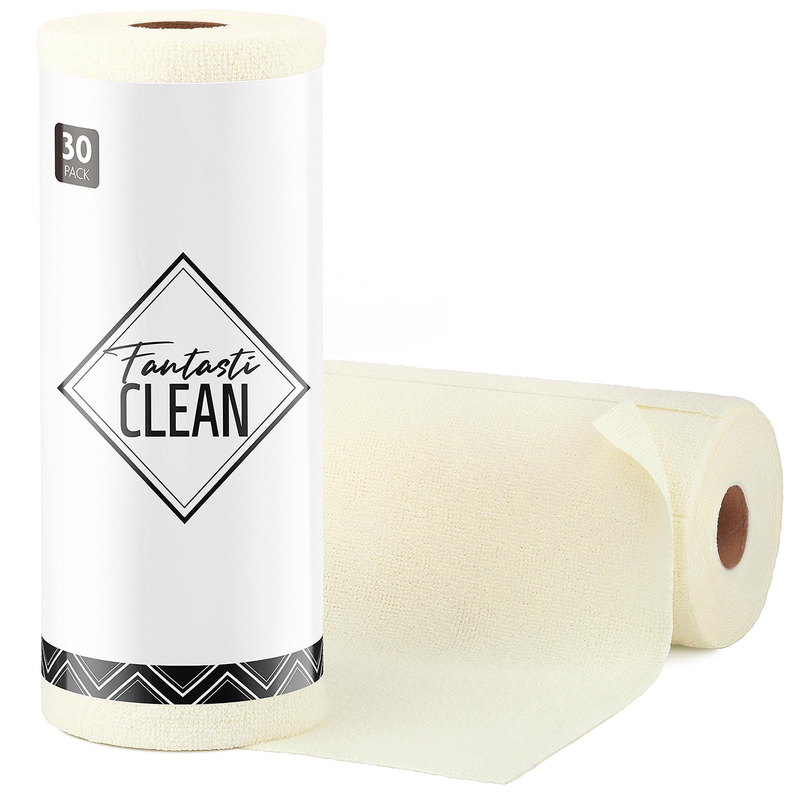 Microfiber Cleaning Cloth Roll (30 Count)